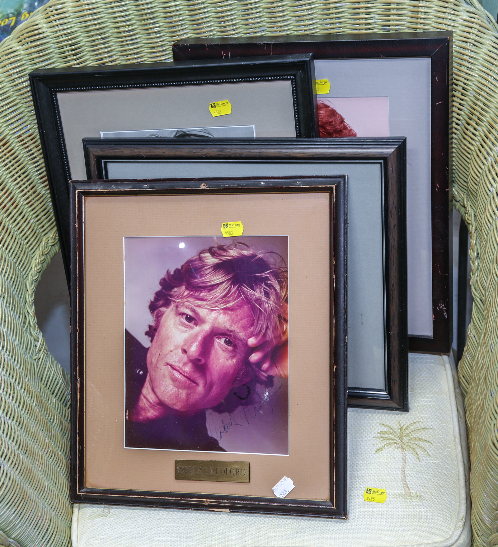 FOUR AUTOGRAPHED PHOTOS OF MOVIE