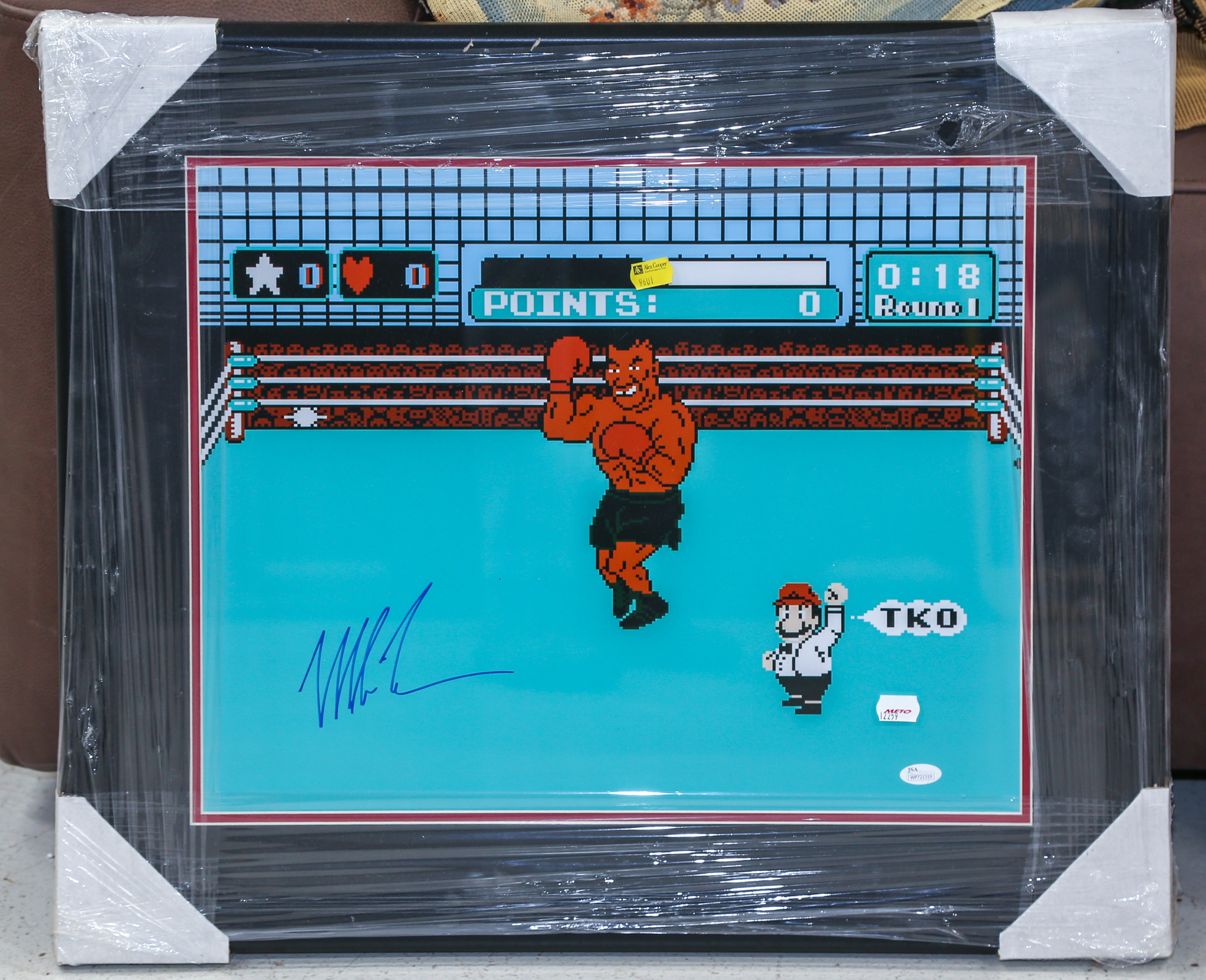 SIGNED IMAGE MIKE TYSON FROM PUNCH OUT 2ea3ea