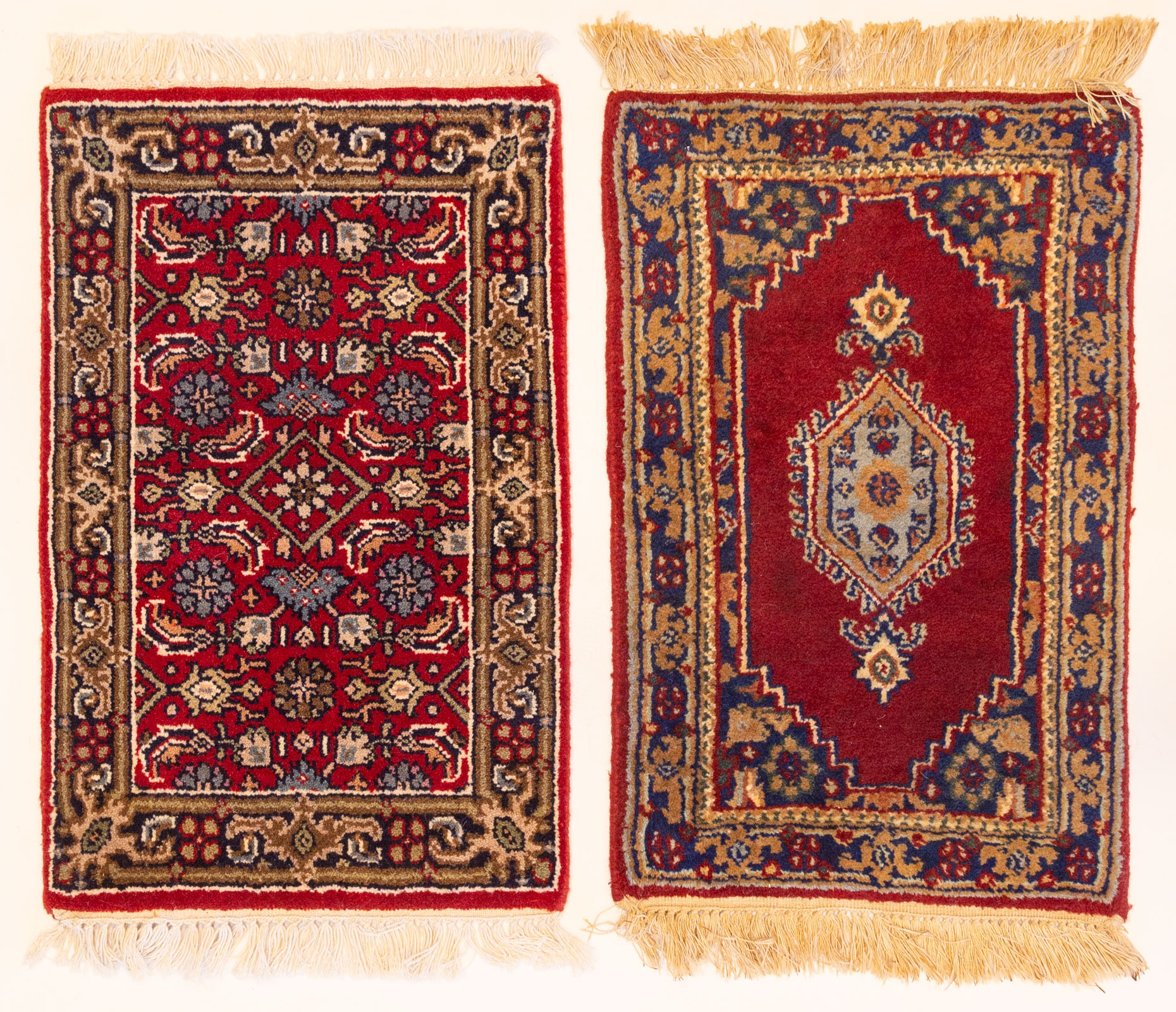 TWO PRAYER RUGS PERSIA Fourth 2ea456