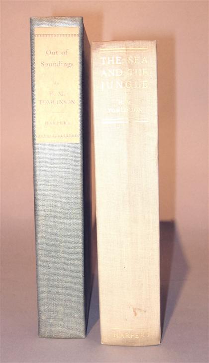2 vols.  Tomlinson, H.M.: The Sea