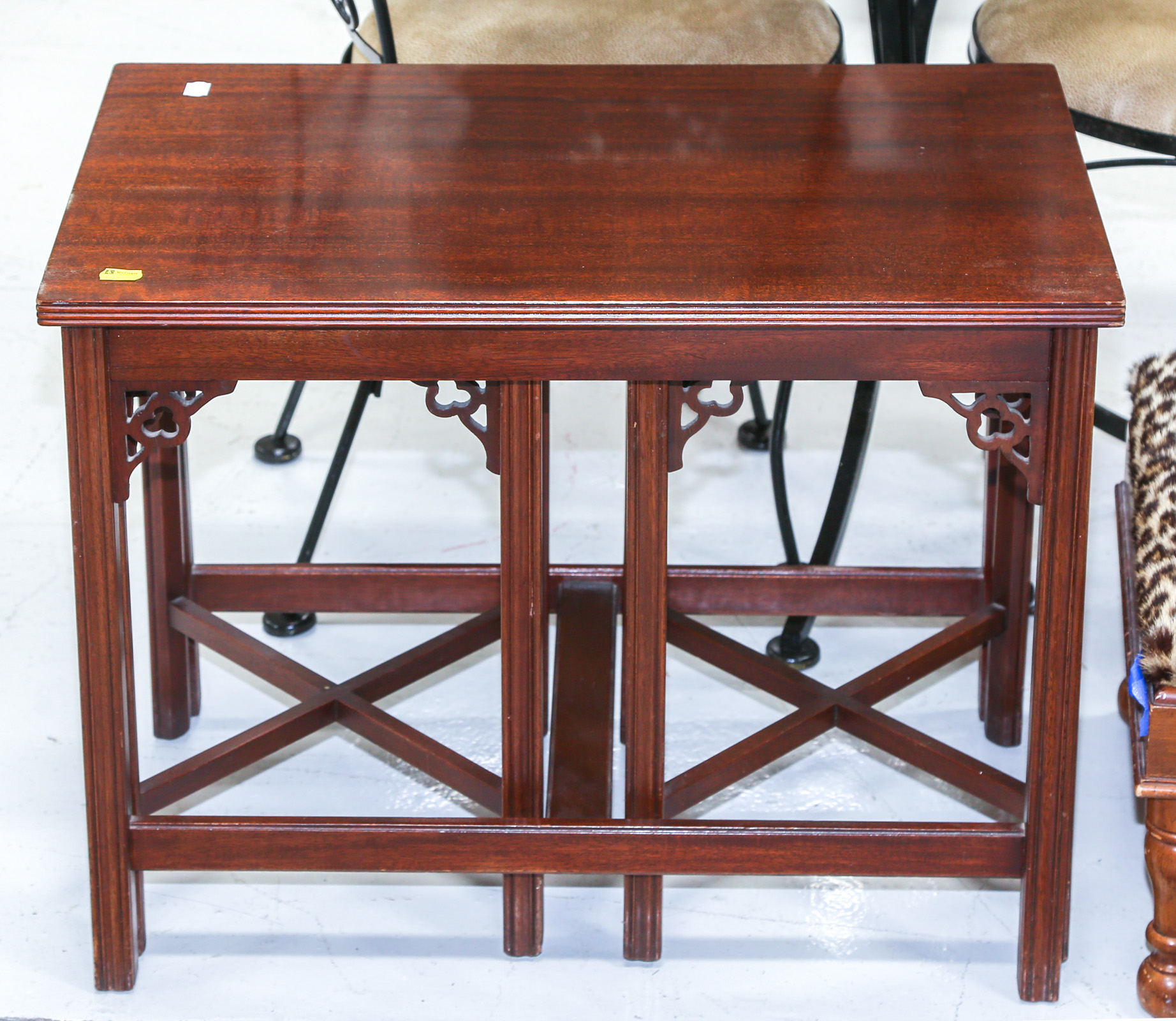 CHINESE CHIPPENDALE STYLE MAHOGANY 2ea497