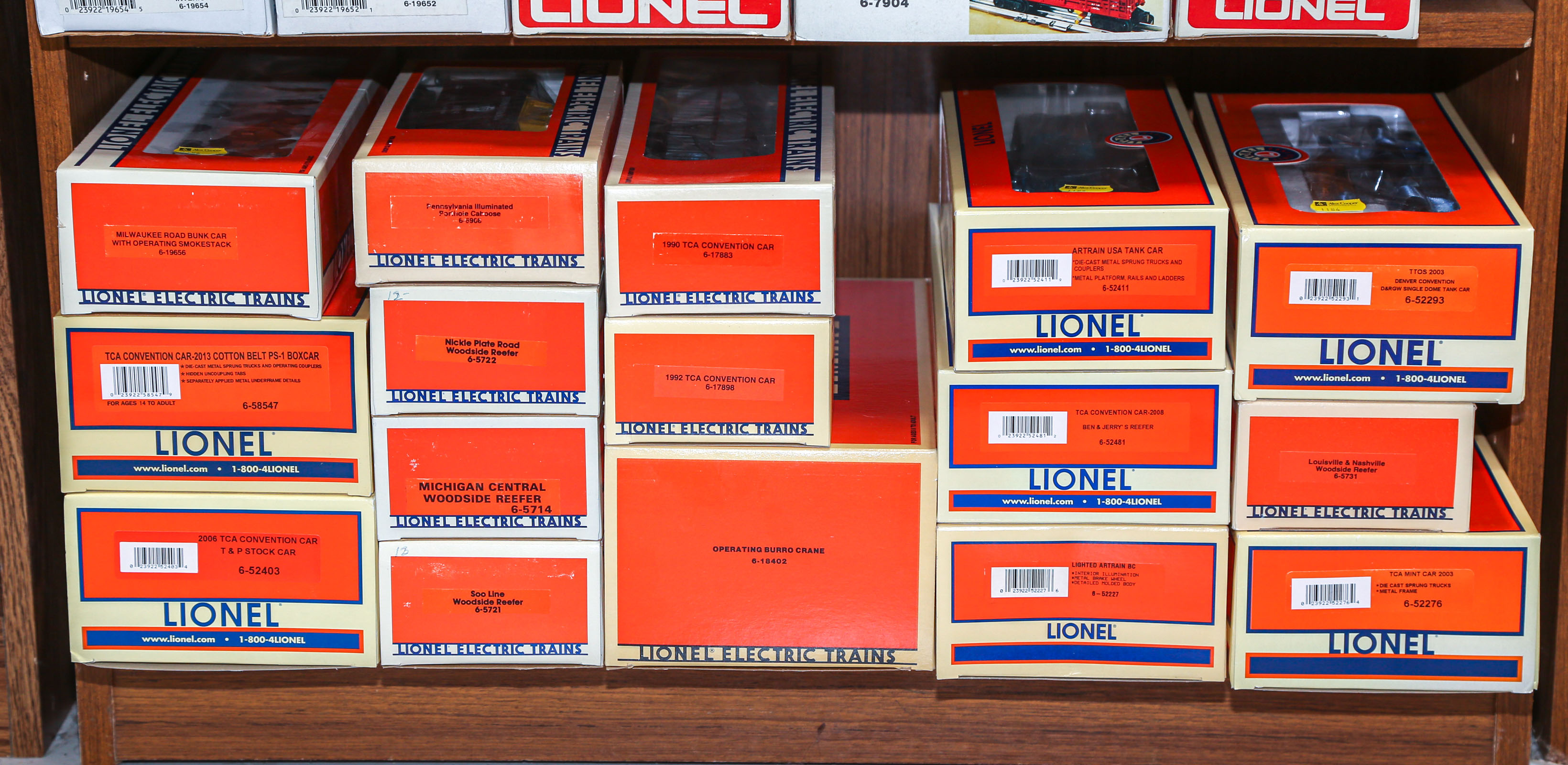 16 LIONEL O GAUGE TRAIN CARS 2ea502