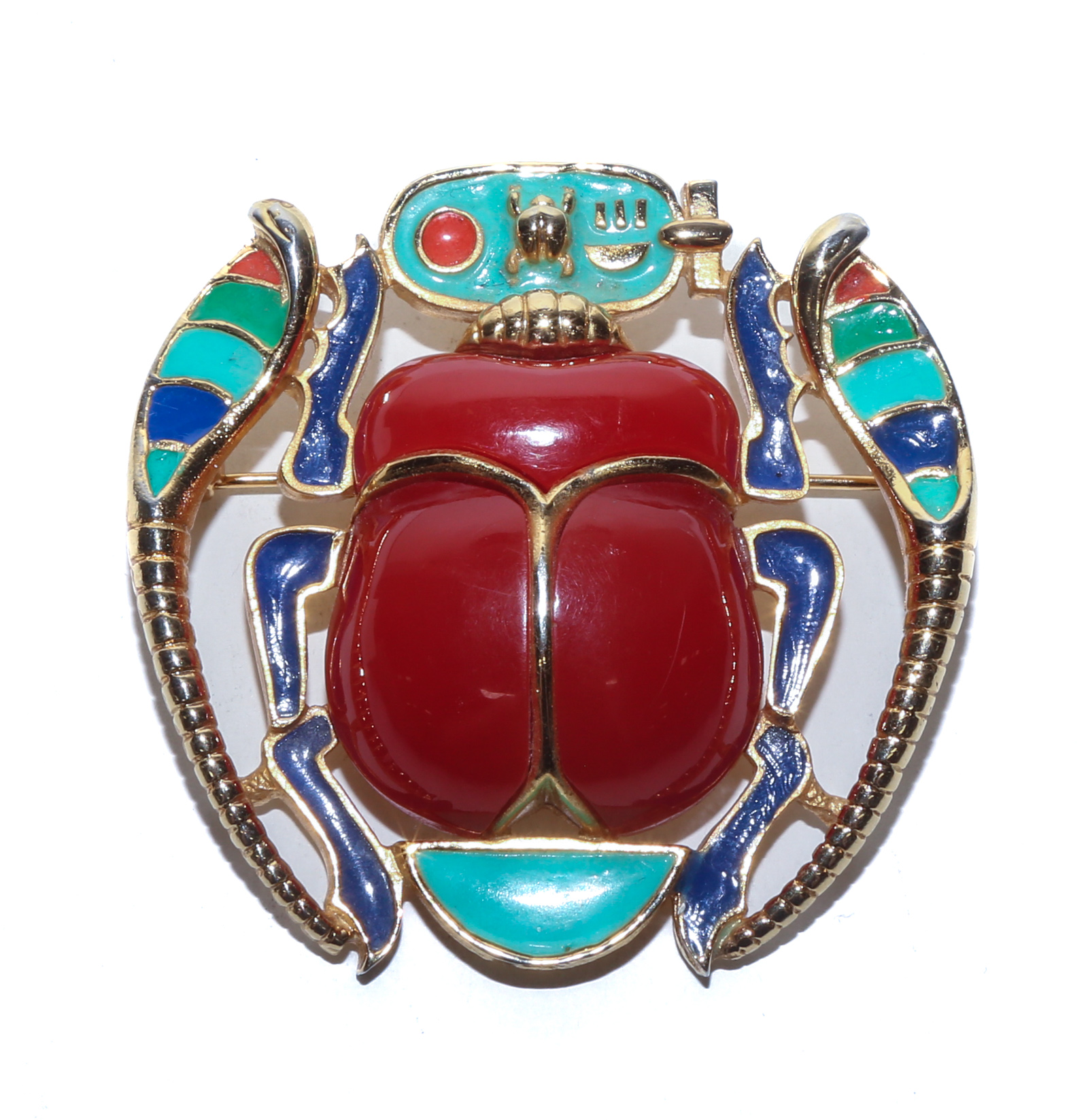 VINTAGE HATTIE CARNEGIE SCARAB