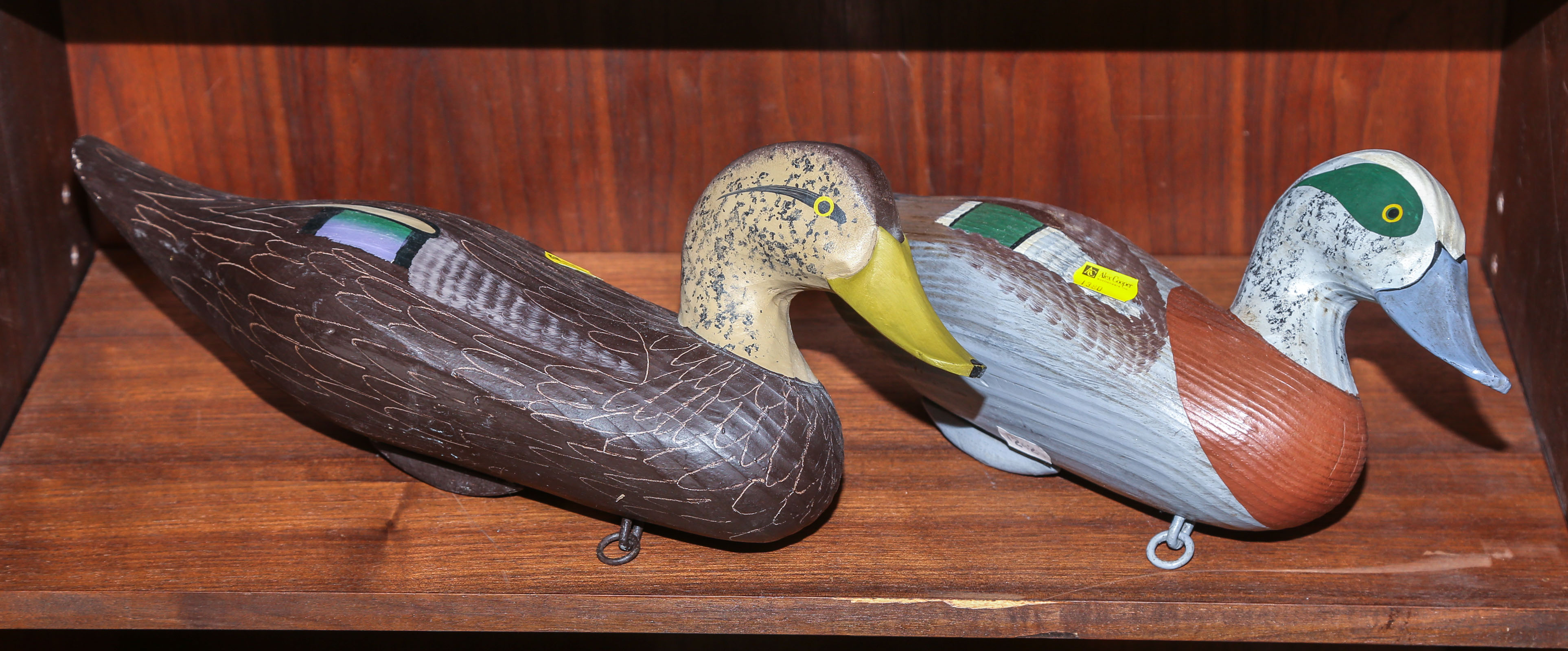 TWO CHARLES JOBES DUCK DECOYS With 2ea5bb