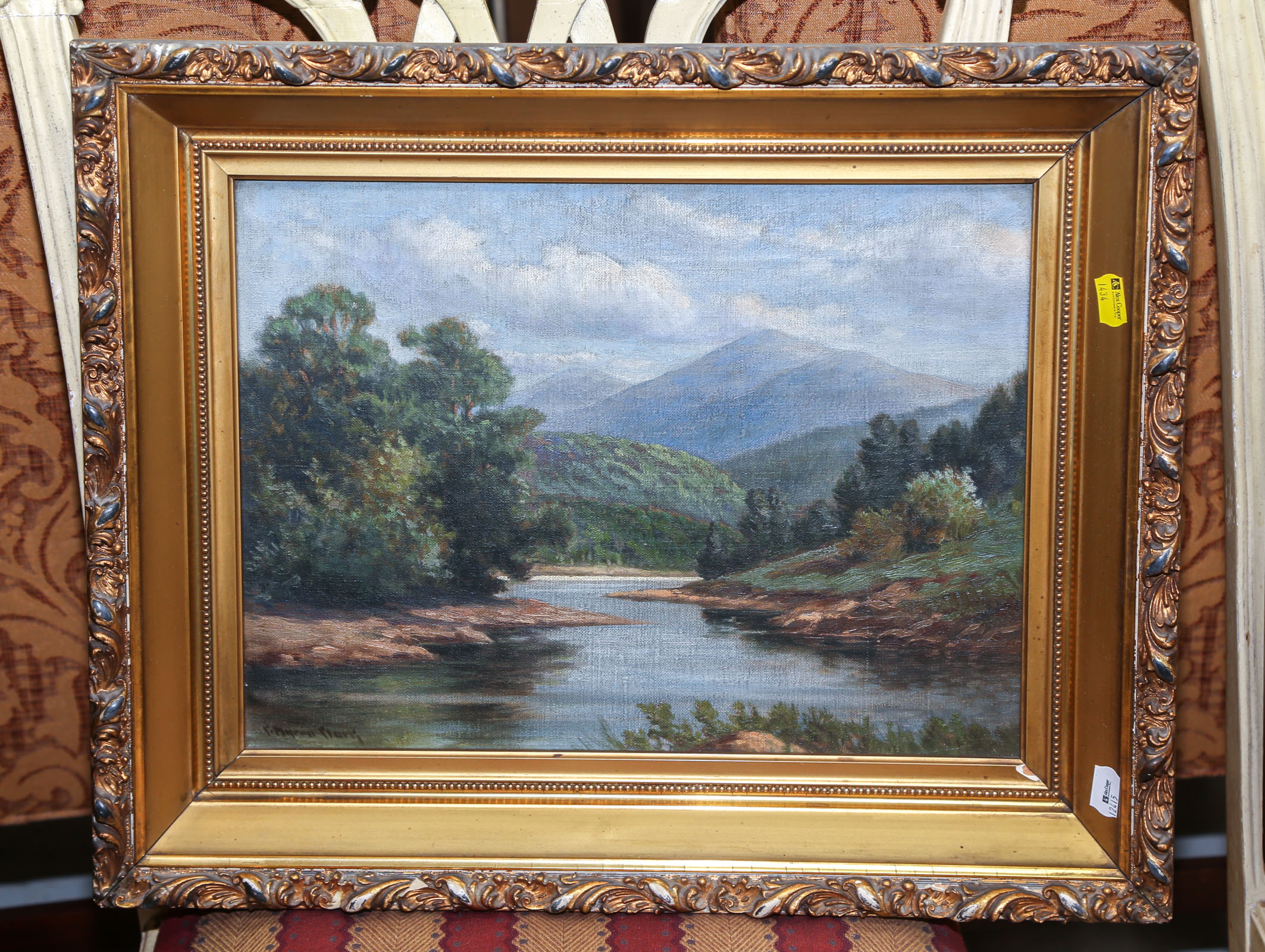 C. MYRON CLARK. LANDSCAPE, OIL (Am.: