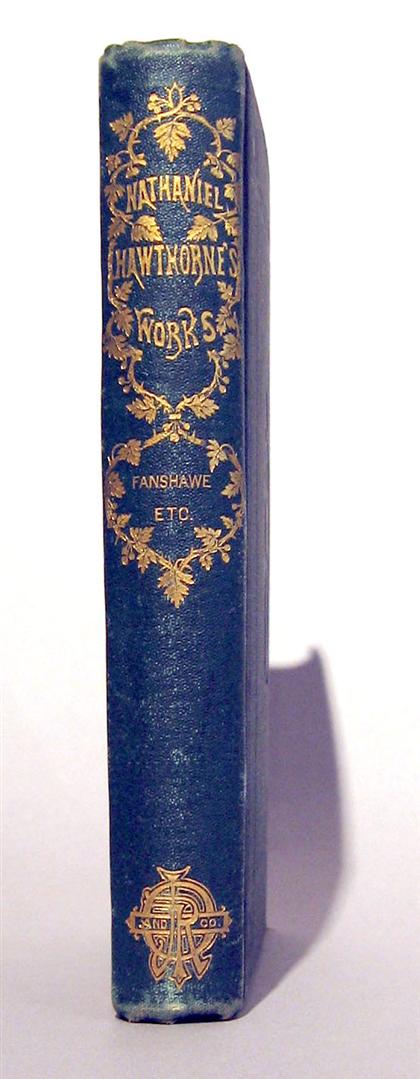 1 vol.  Hawthorne, Nathaniel. Fanshawe