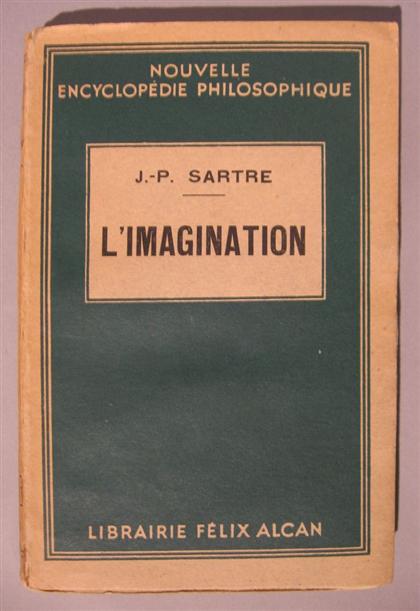 1 vol Sartre Jean Paul L Imagination  4aa3b