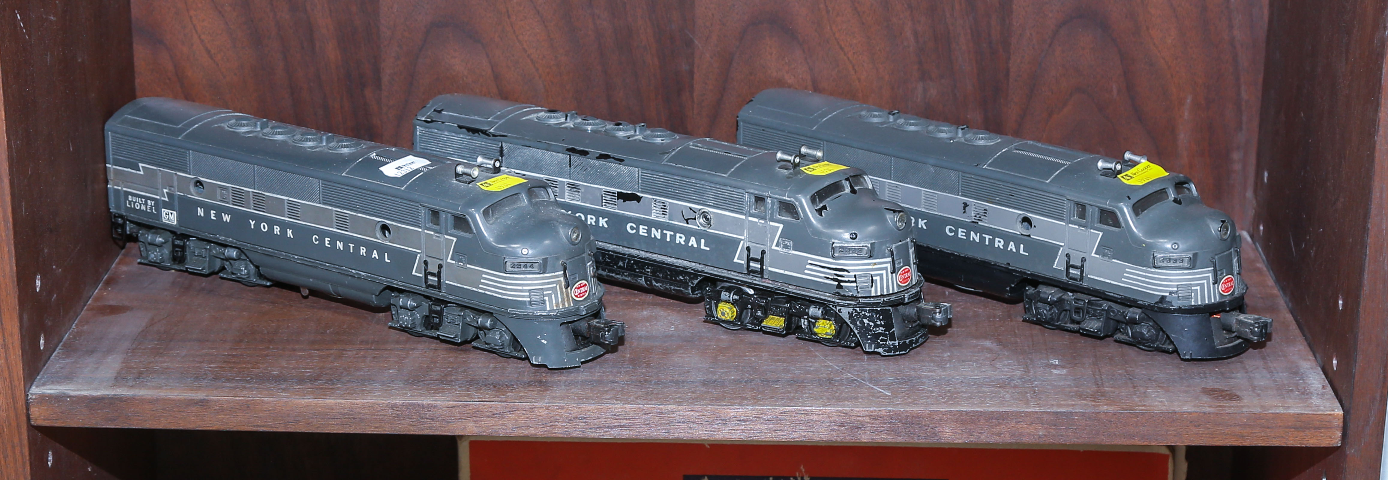 THREE LIONEL NEW YORK CENTRAL DIESEL