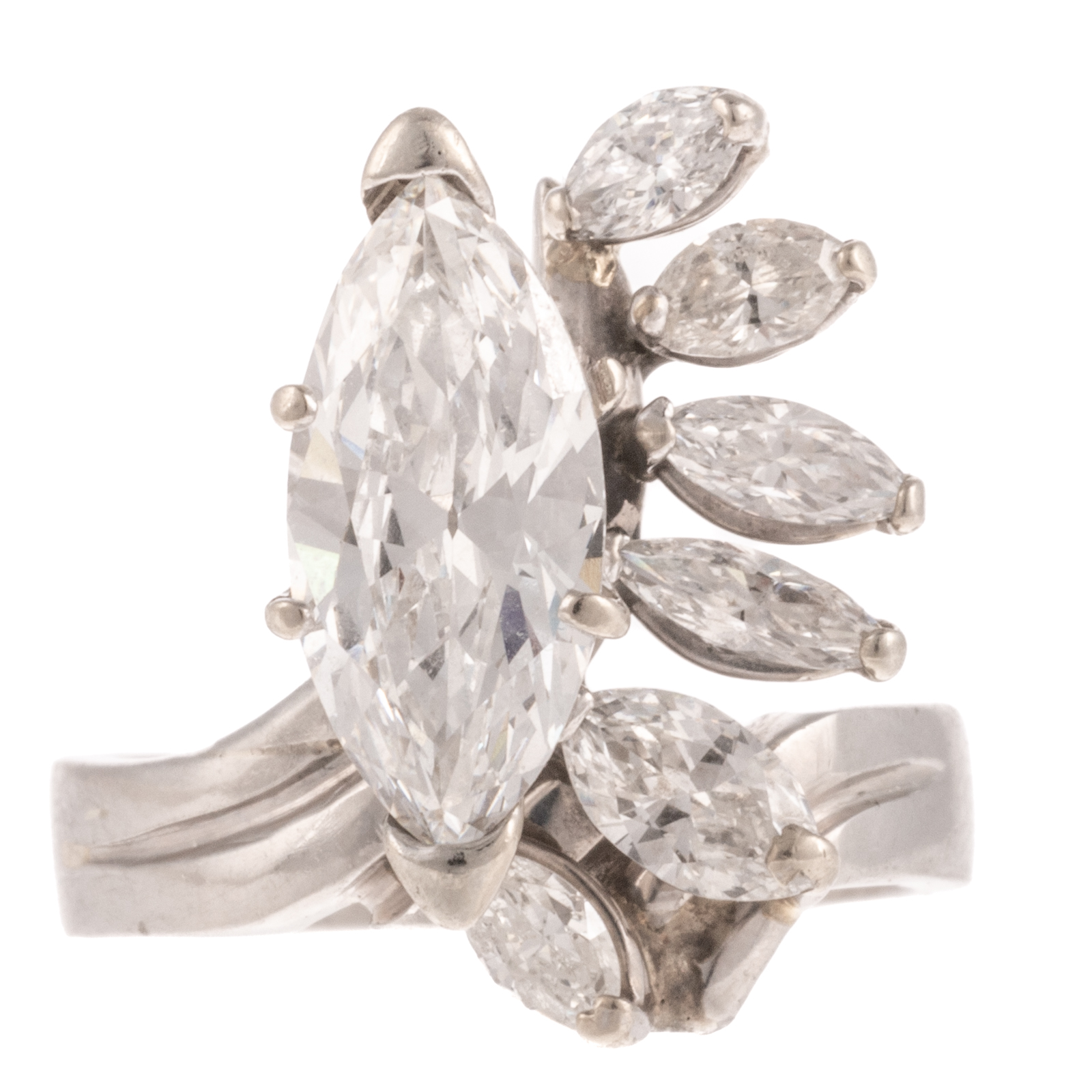 A MID-CENTURY 2.75 CTS MARQUISE