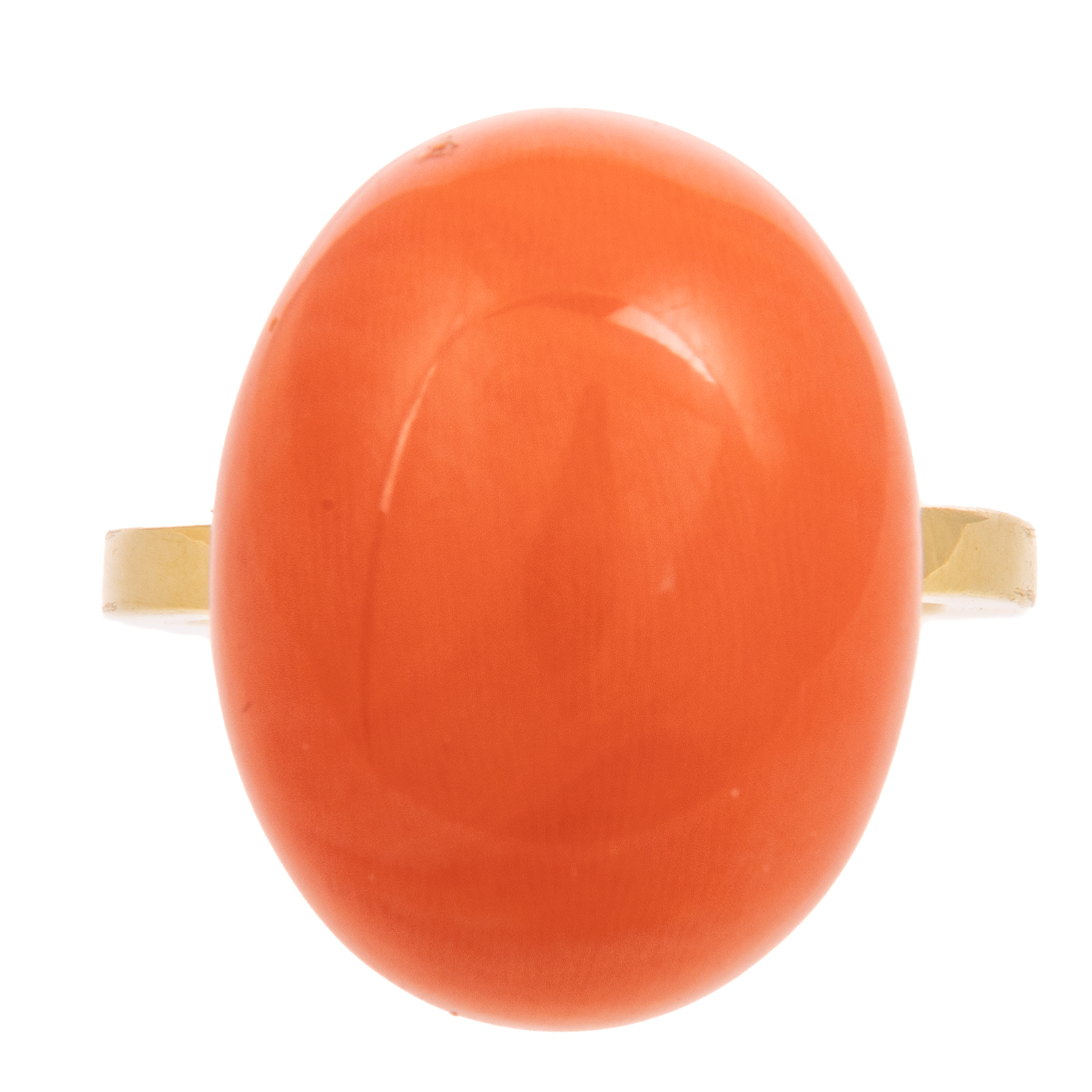 A TIFFANY & CO. CORAL CABOCHON