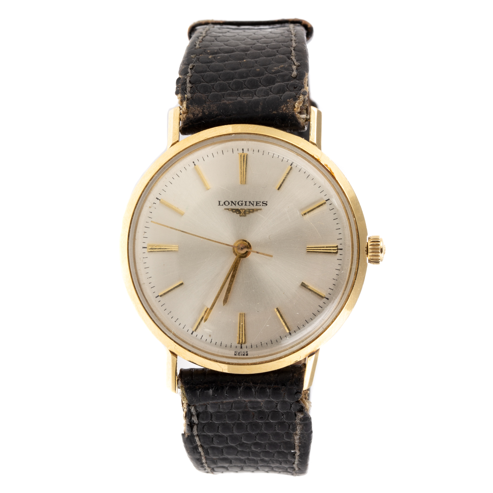 A VINTAGE LONGINES WATCH IN 14K Vintage