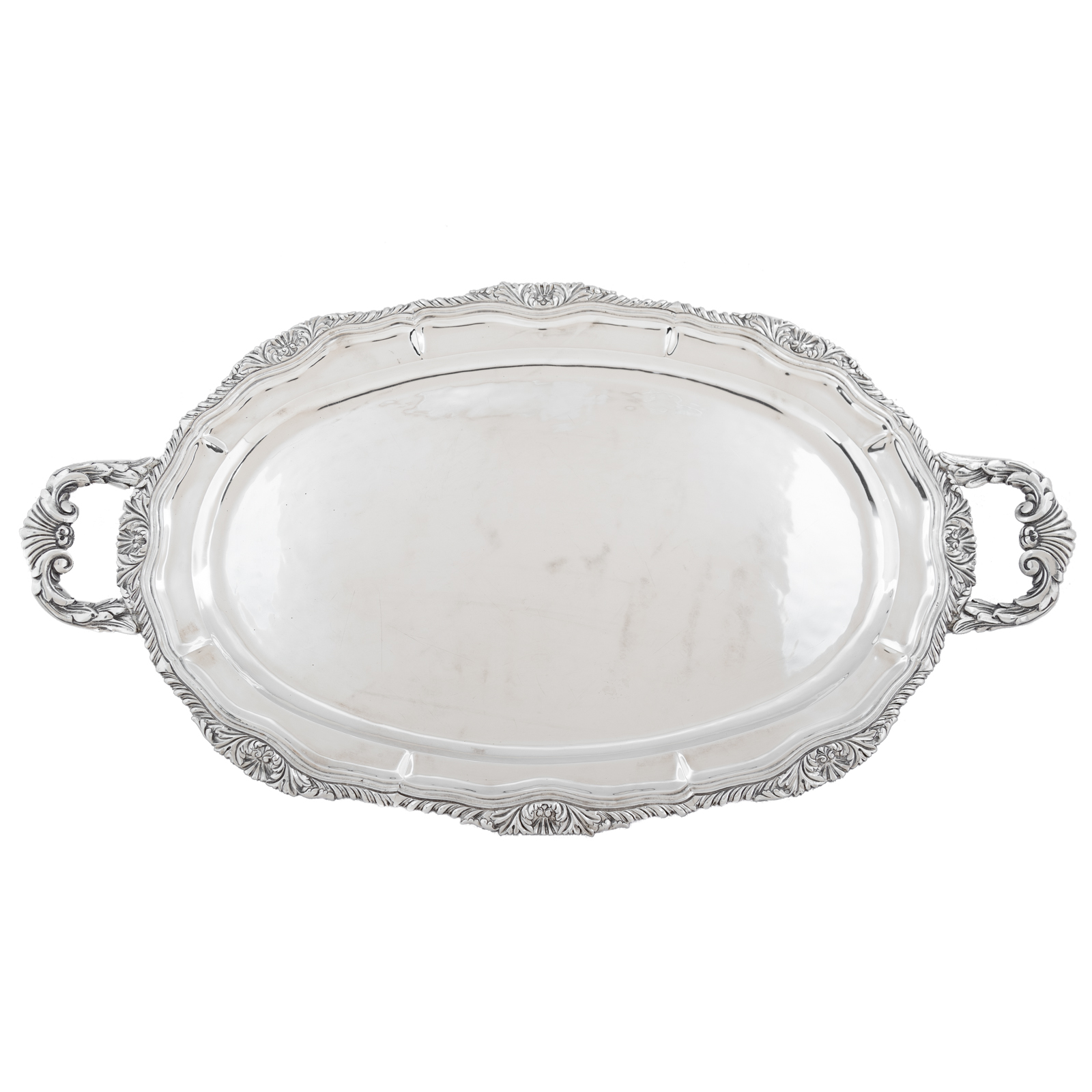 ORTEGA SILVER SERVING PLATTER 1930s,