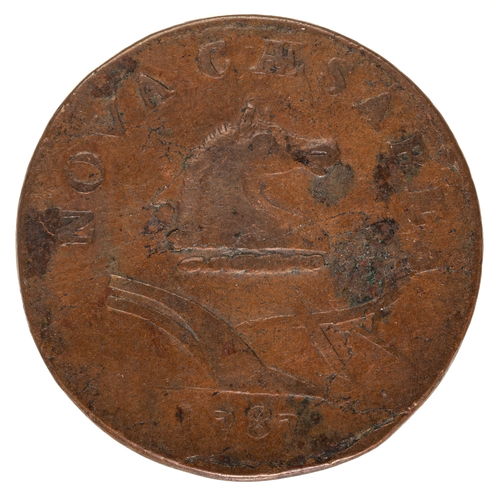 1787 NEW JERSEY COPPER 38 Y W 5170 2ea797