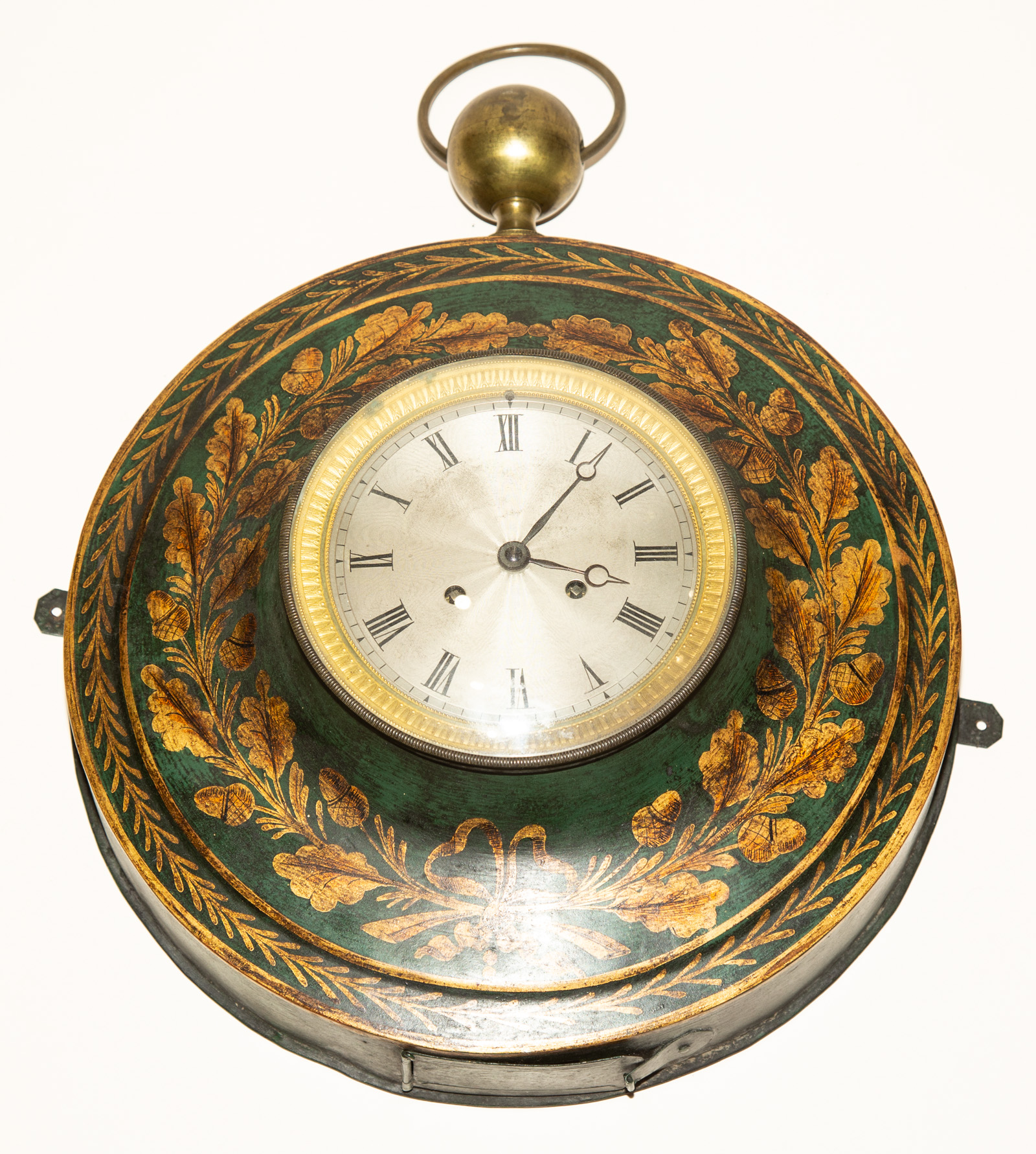 FRENCH TOLE WARE WALL CLOCK Late