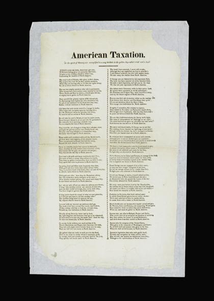 1 piece.  (American Revolution.) Broadside.