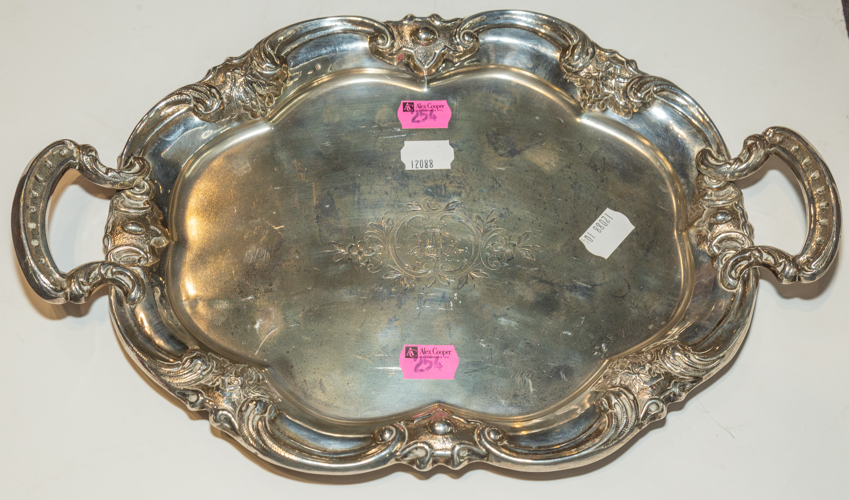 MEXICAN SILVER TRAY BY ASENJO Early