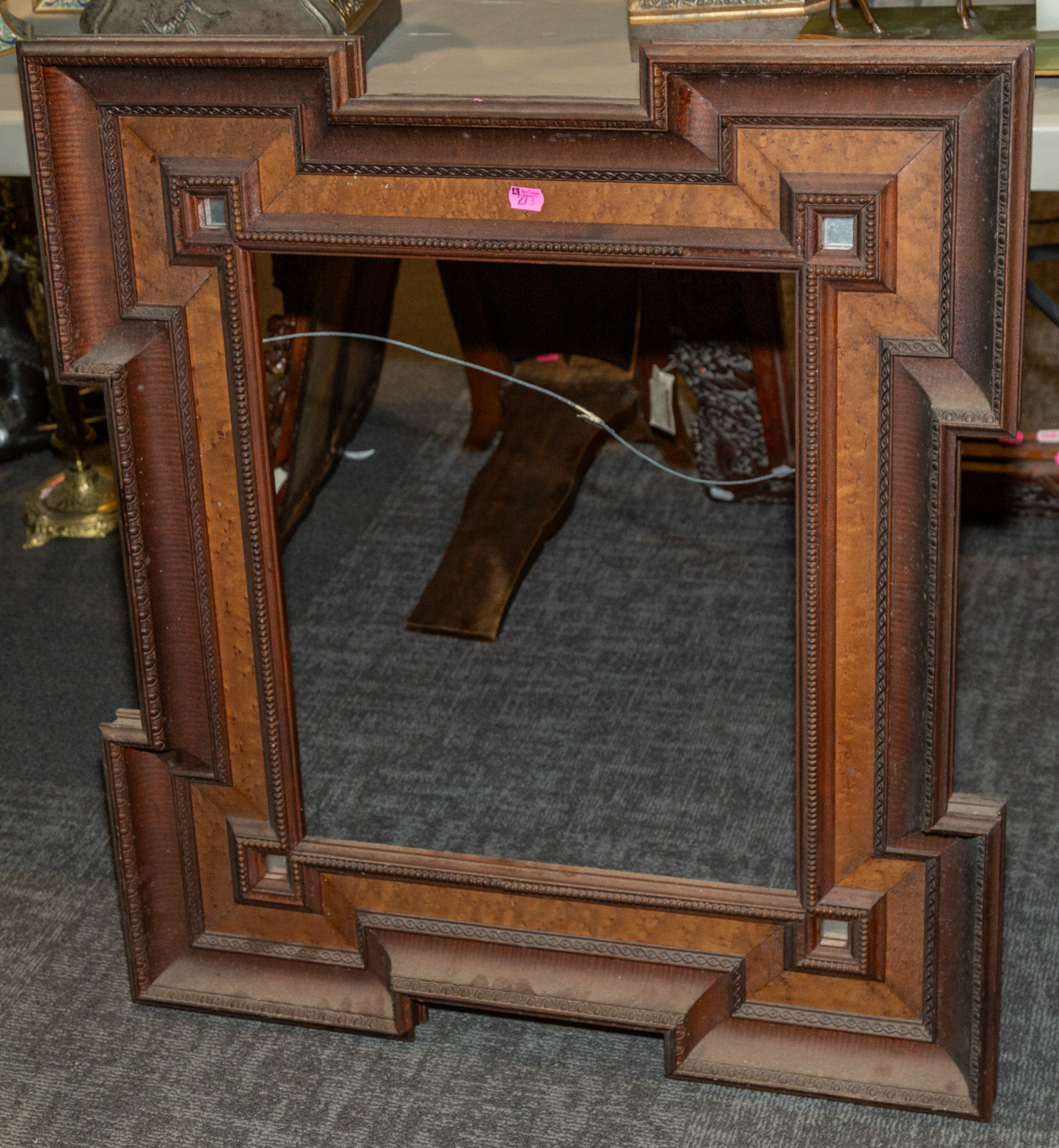 LATE VICTORIAN CARVED WOOD FRAME