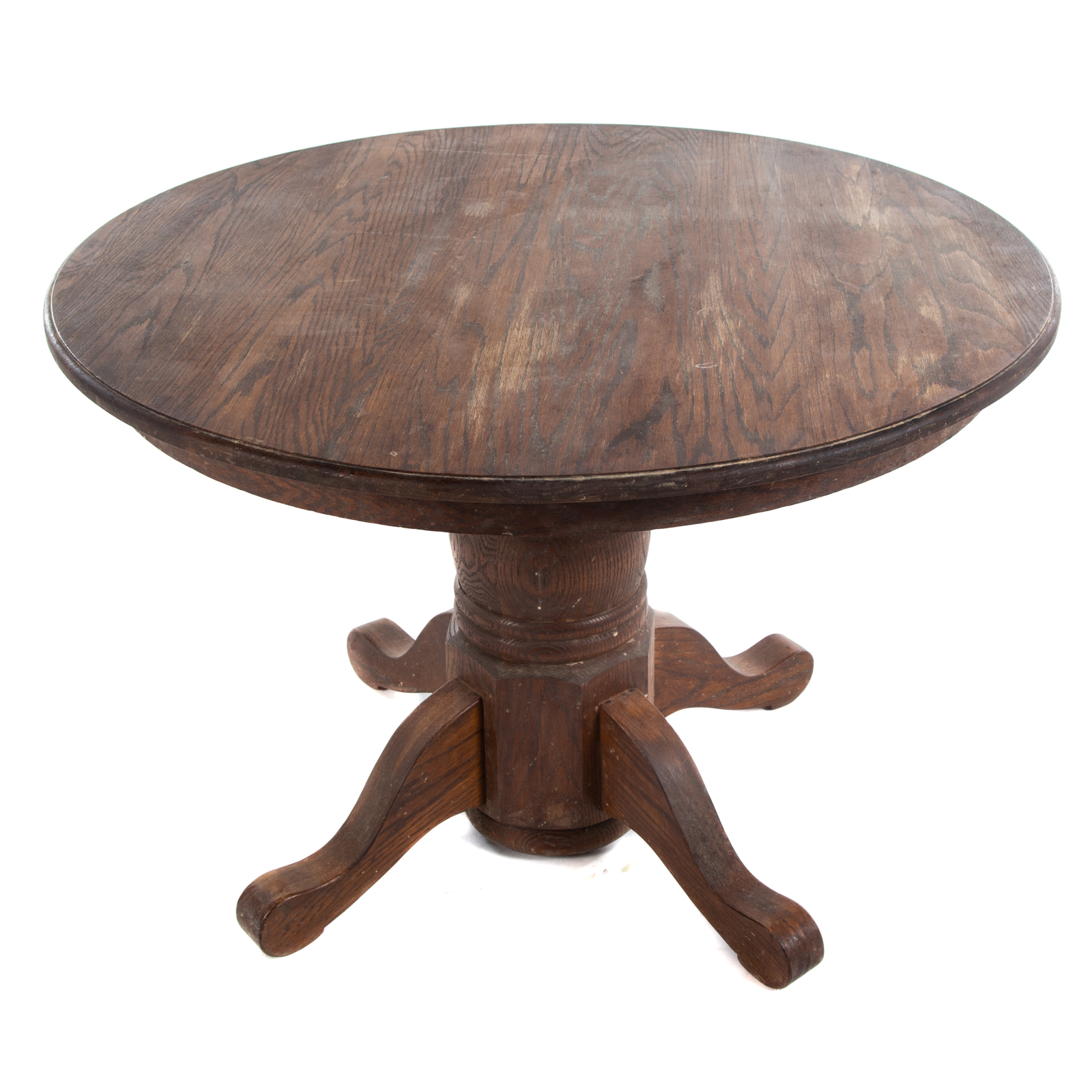 VICTORIAN OAK CENTER TABLE Late