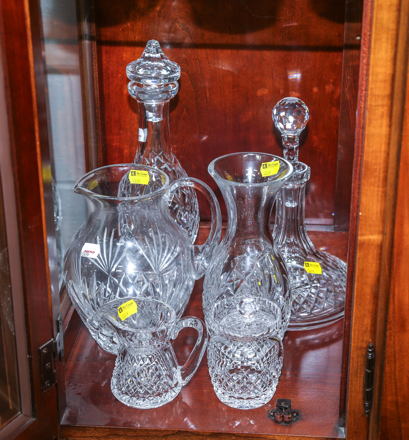 SELECTION OF WATERFORD CUT GLASSWARE