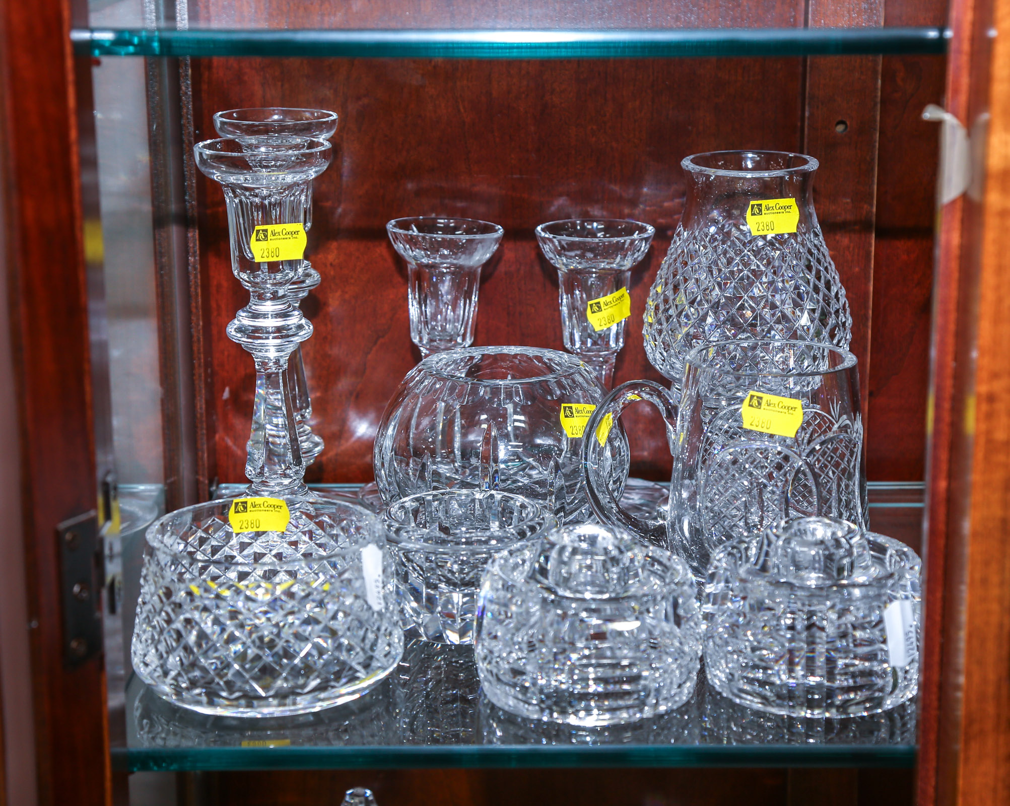 SELECTION OF WATERFORD CUT GLASSWARE 2eaa67