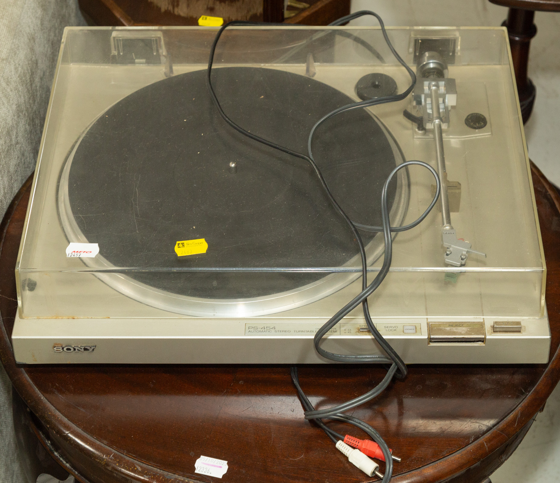 SONY PS-454 DIRECT DRIVE TURNTABLE