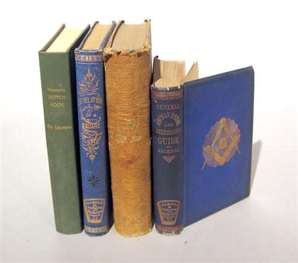 4 vols Masonic Subjects American 4aab4