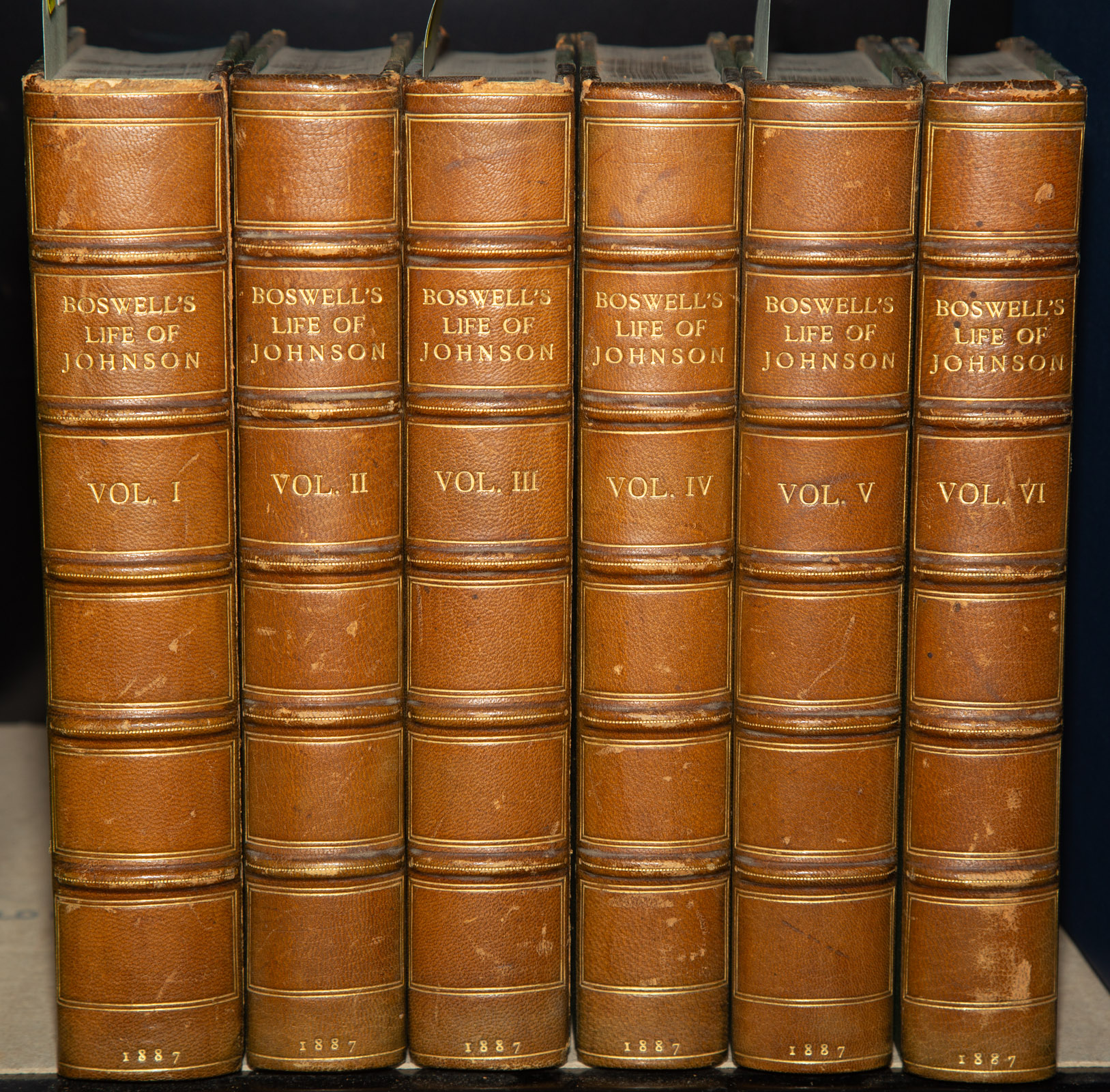 BOSWELLS LIFE OF JOHNSON, OXFORD, 1887