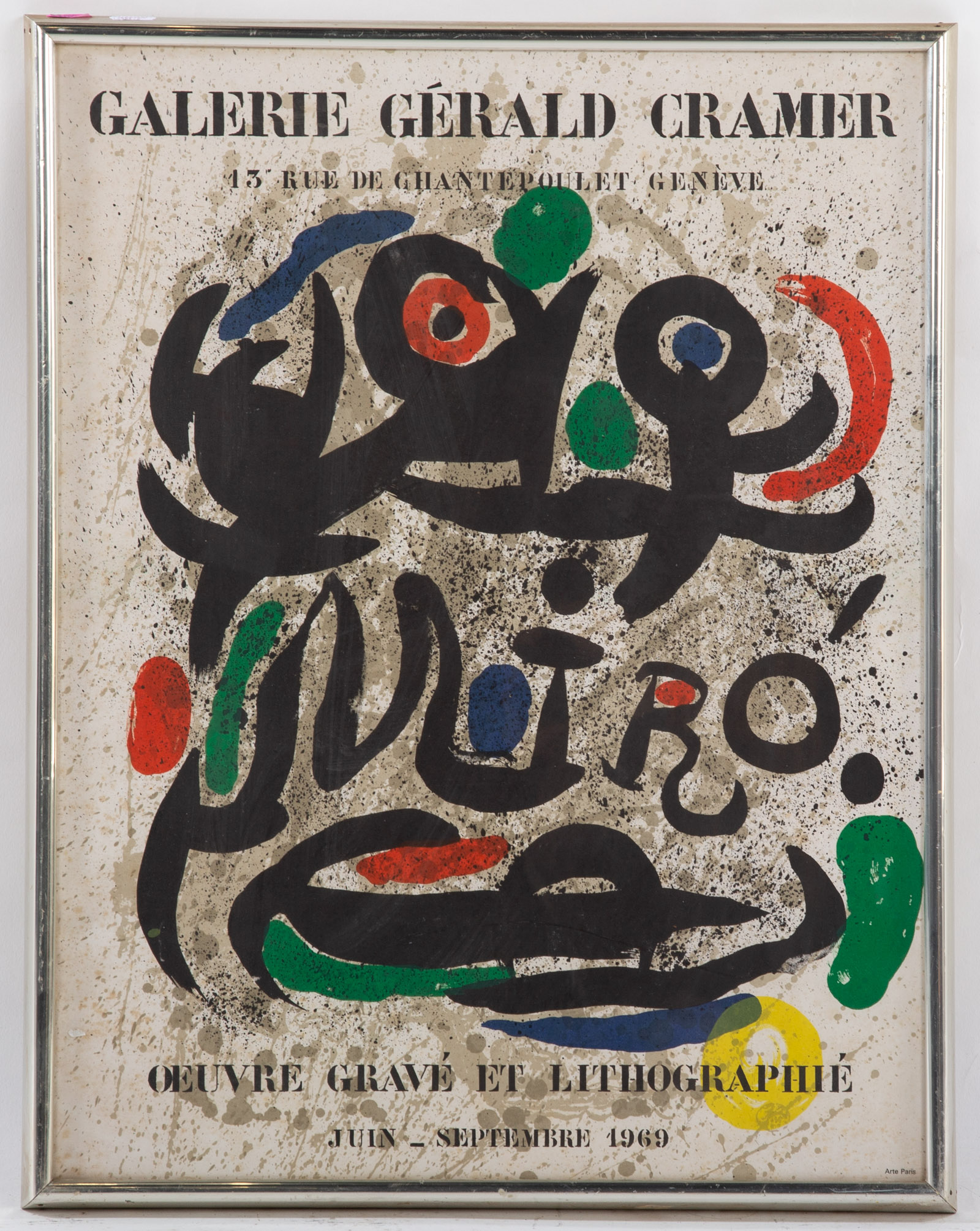 MIRO GALERIE GERALD CRAMER 1969