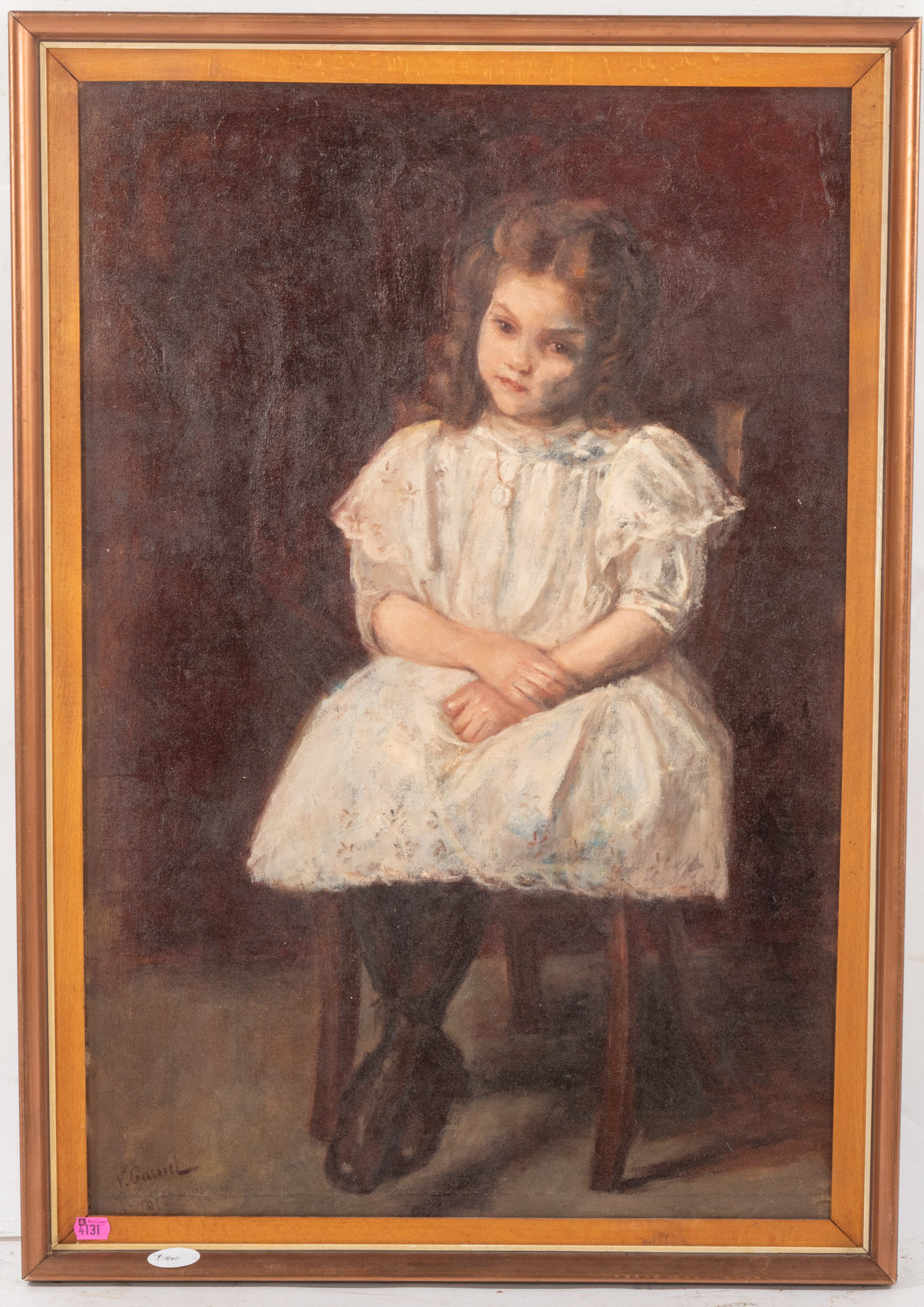 V CARUEL PORTRAIT OF A GIRL  2eac3e