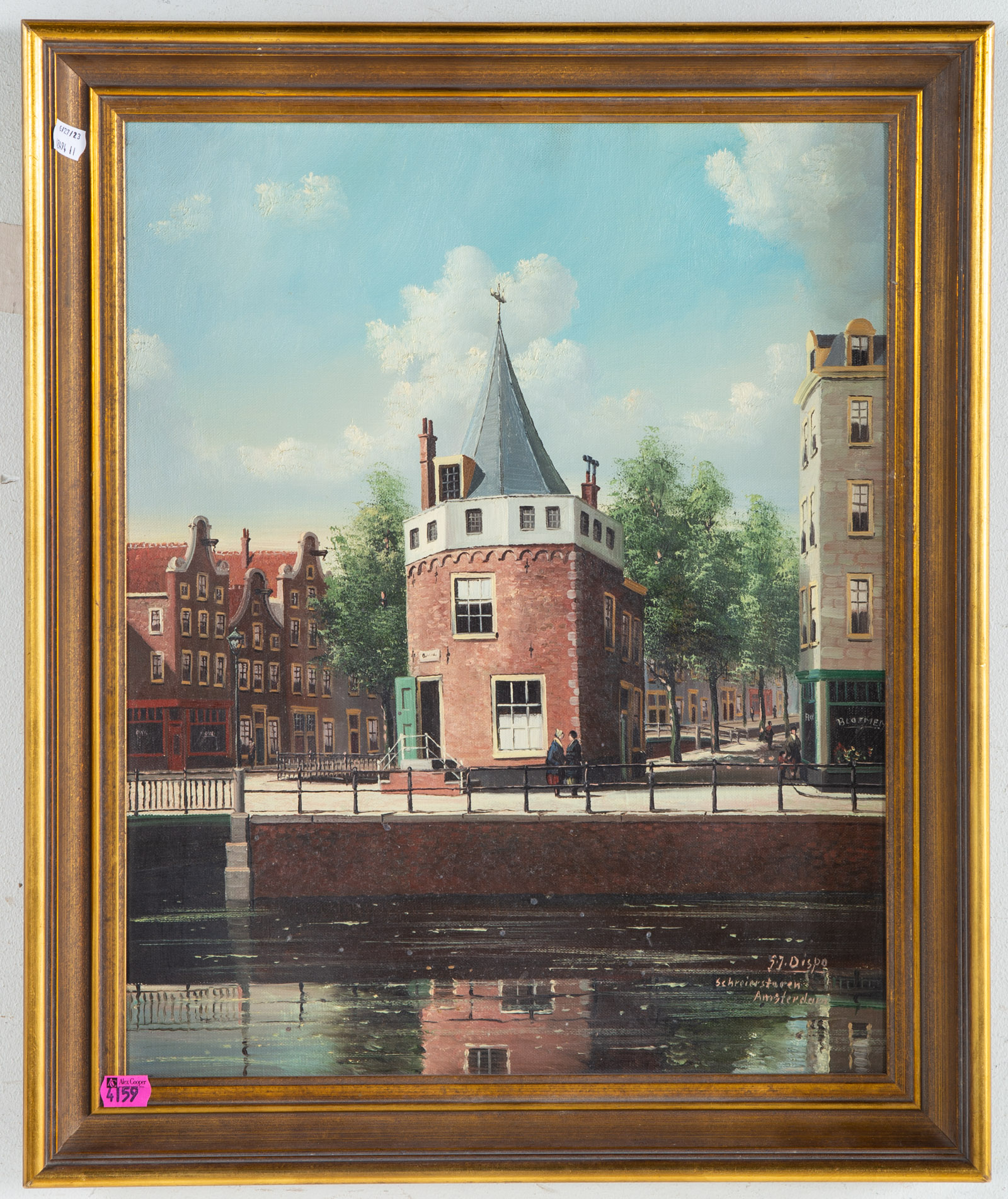 GEORGE JAN DISPO. VIEW OF AMSTERDAM,