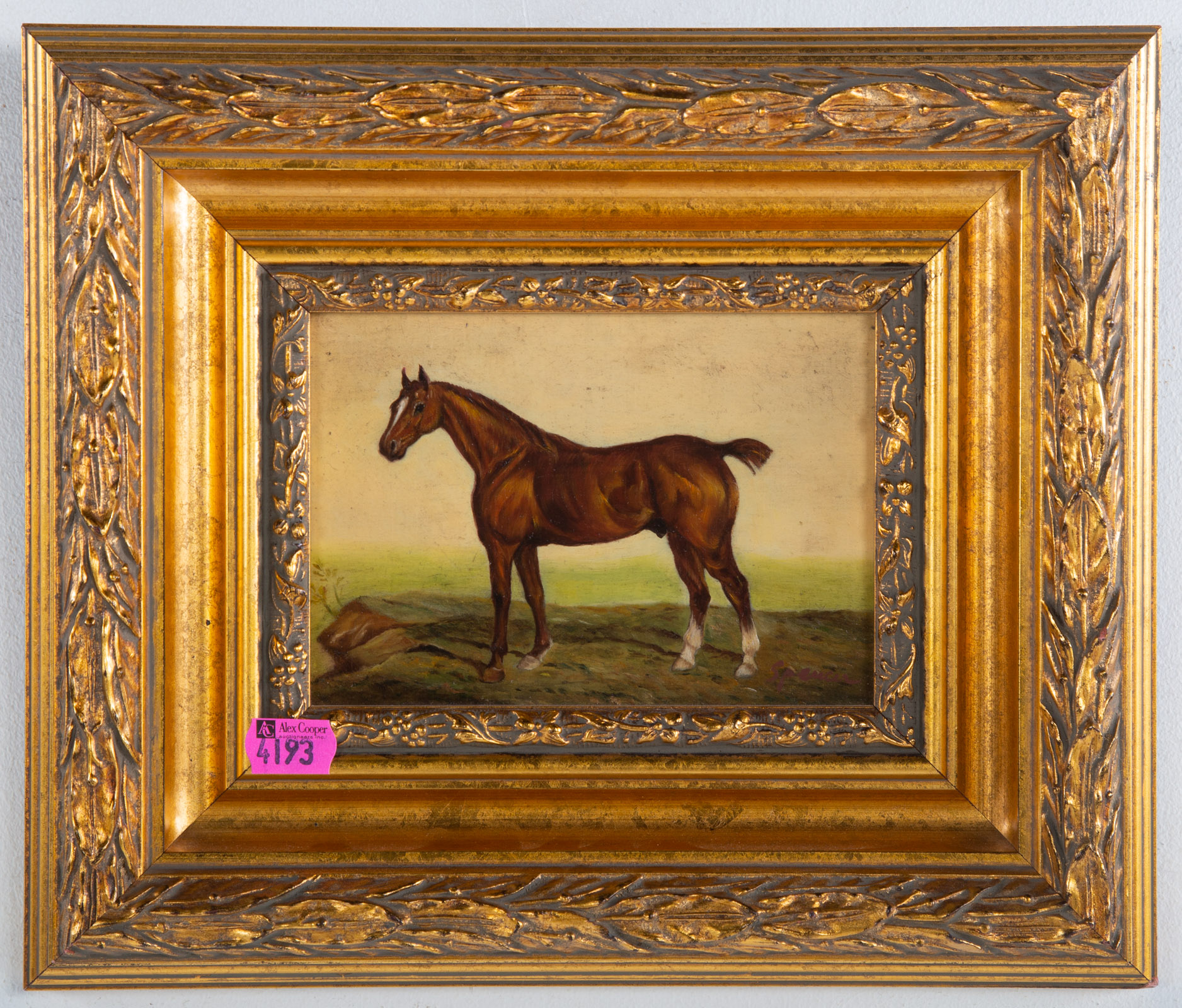 SPENCER HORSE PORTRAIT OIL Oil 2eac78