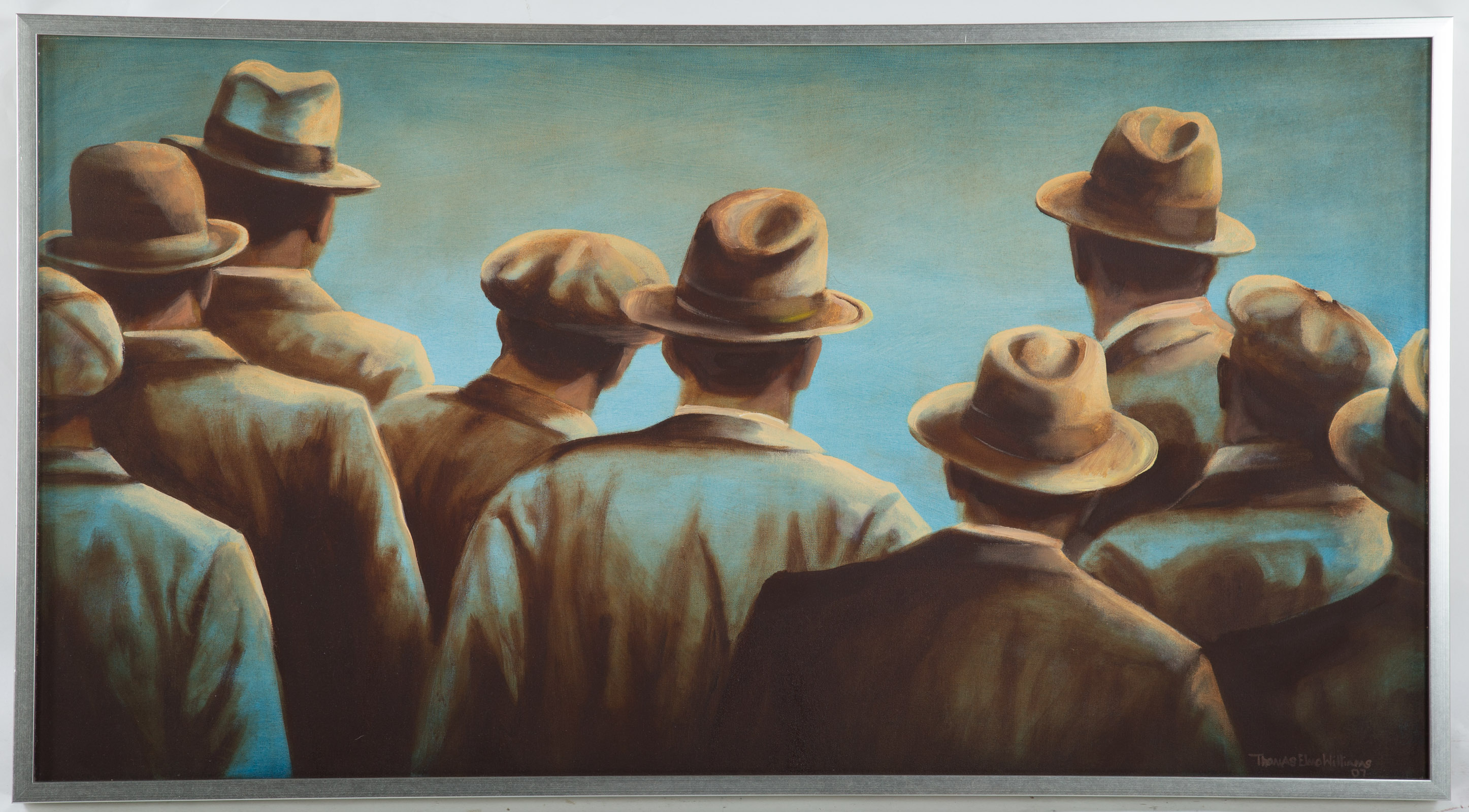 THOMAS ELMO WILLIAMS. MEN WITH HATS,