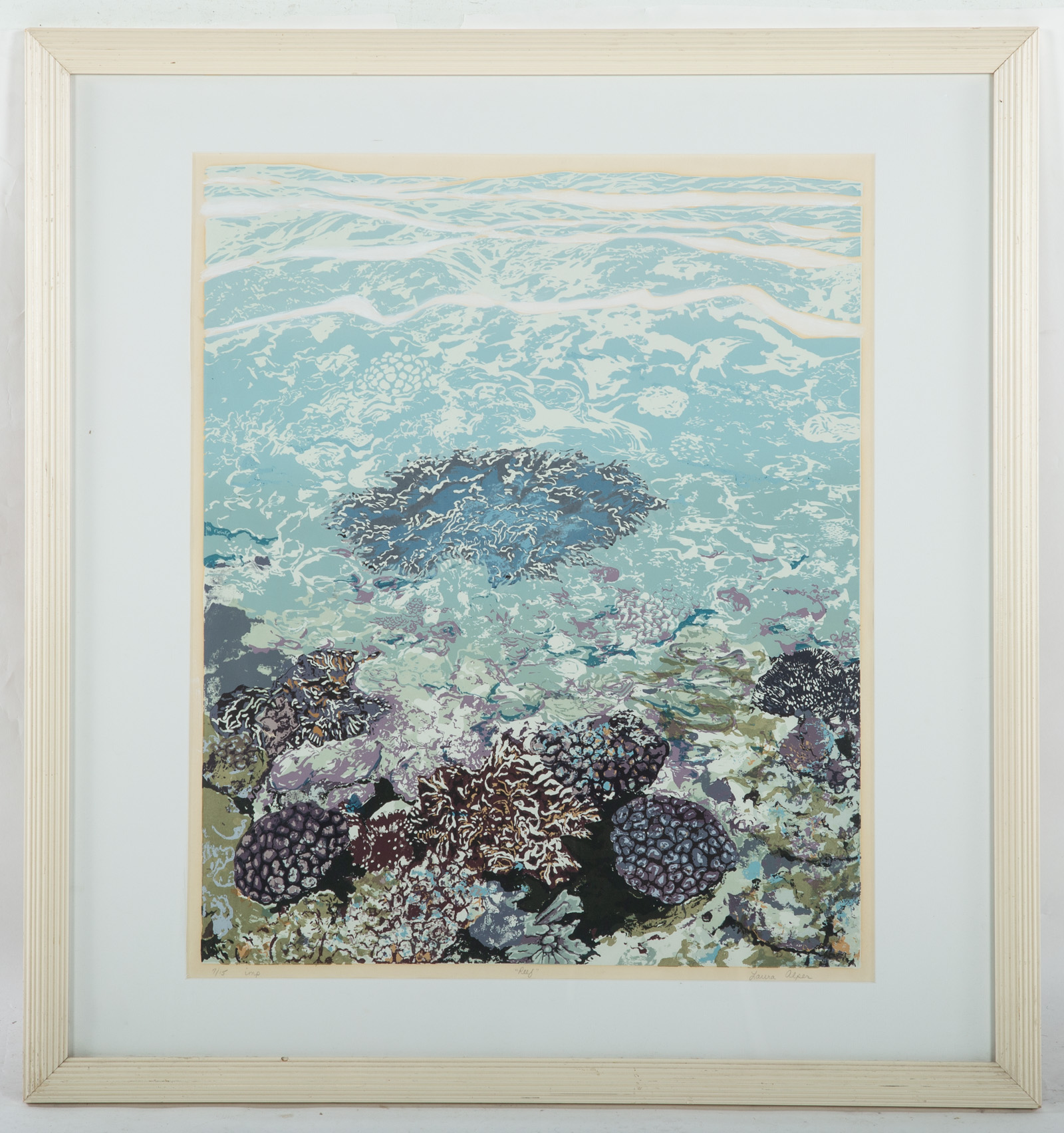 LAURA ALPER REEF SERIGRAPH 2eac9f