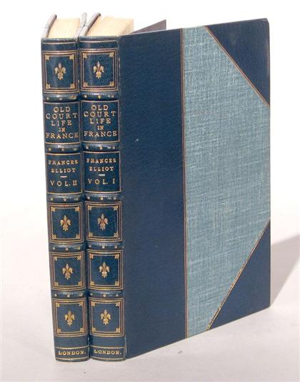 2 vols Elliot Frances Old Court 4aadd