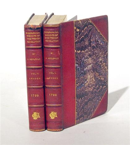 2 vols French Revolution Adolphus  4aadf
