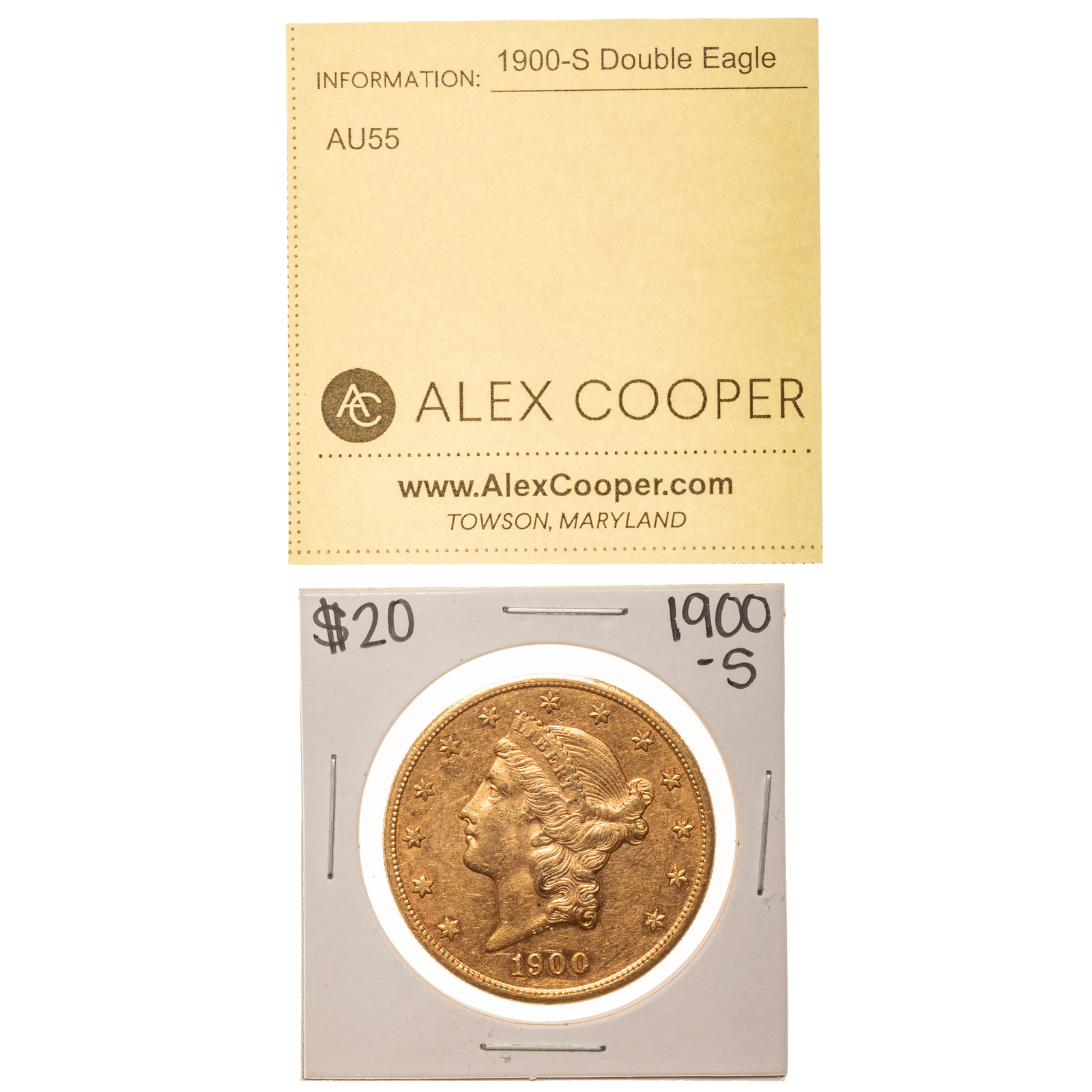 1900 S LIBERTY GOLD DOUBLE EAGLE 2eadf4