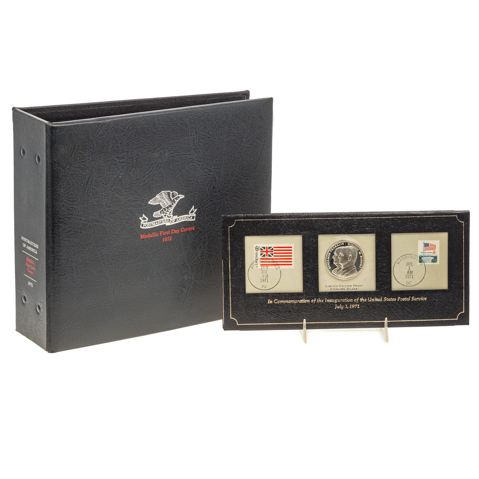 POSTMASTER MEDALLIC 1ST DAY COVERS ALBUM