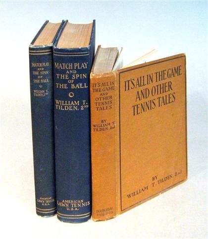 3 vols Tilden William 2nd  4ab07