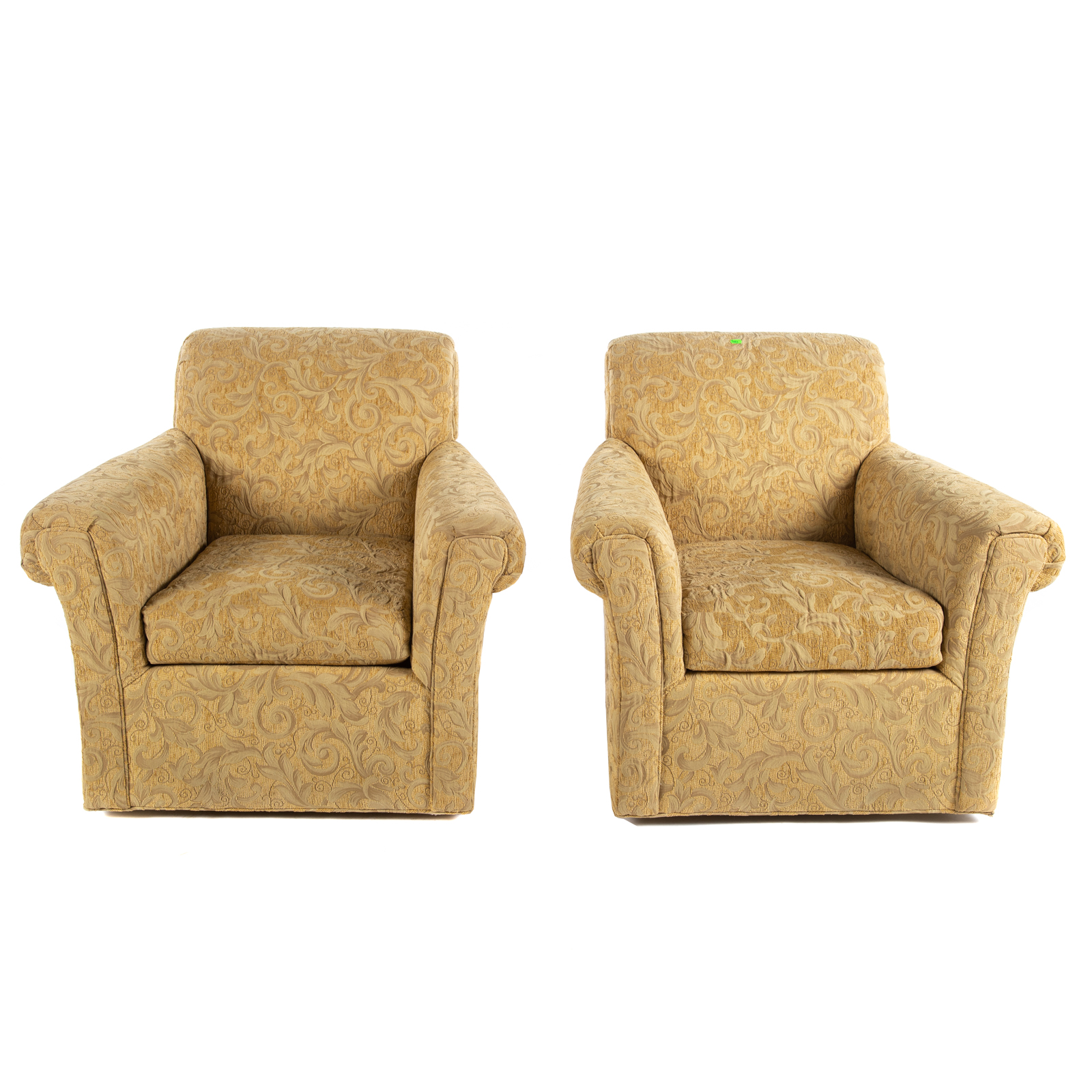 A PAIR OF CONTEMPORARY UPHOLSTERED 2eae7a