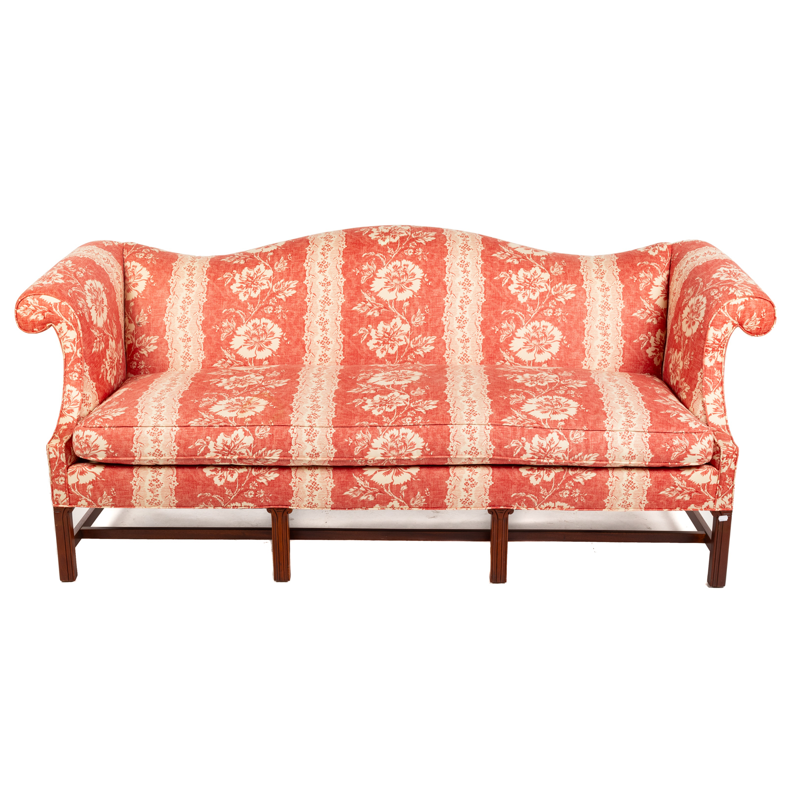 SOUTHWOOD CHIPPENDALE STYLE UPHOLSTERED 2eae8f