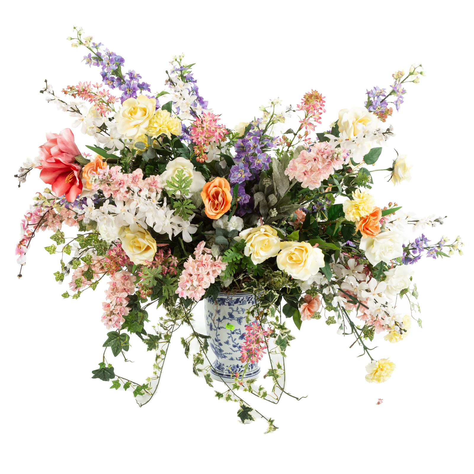 FAUX FLORAL SPRING BOUQUET Silk and