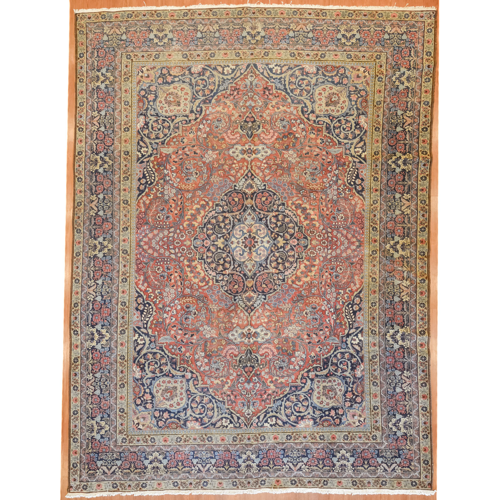 SEMI ANTIQUE TABRIZ CARPET PERSIA  2eaeba