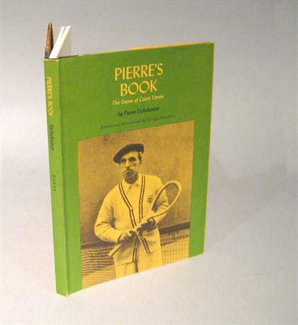 1 vol.  Etchebaster, Pierre. Pierre's