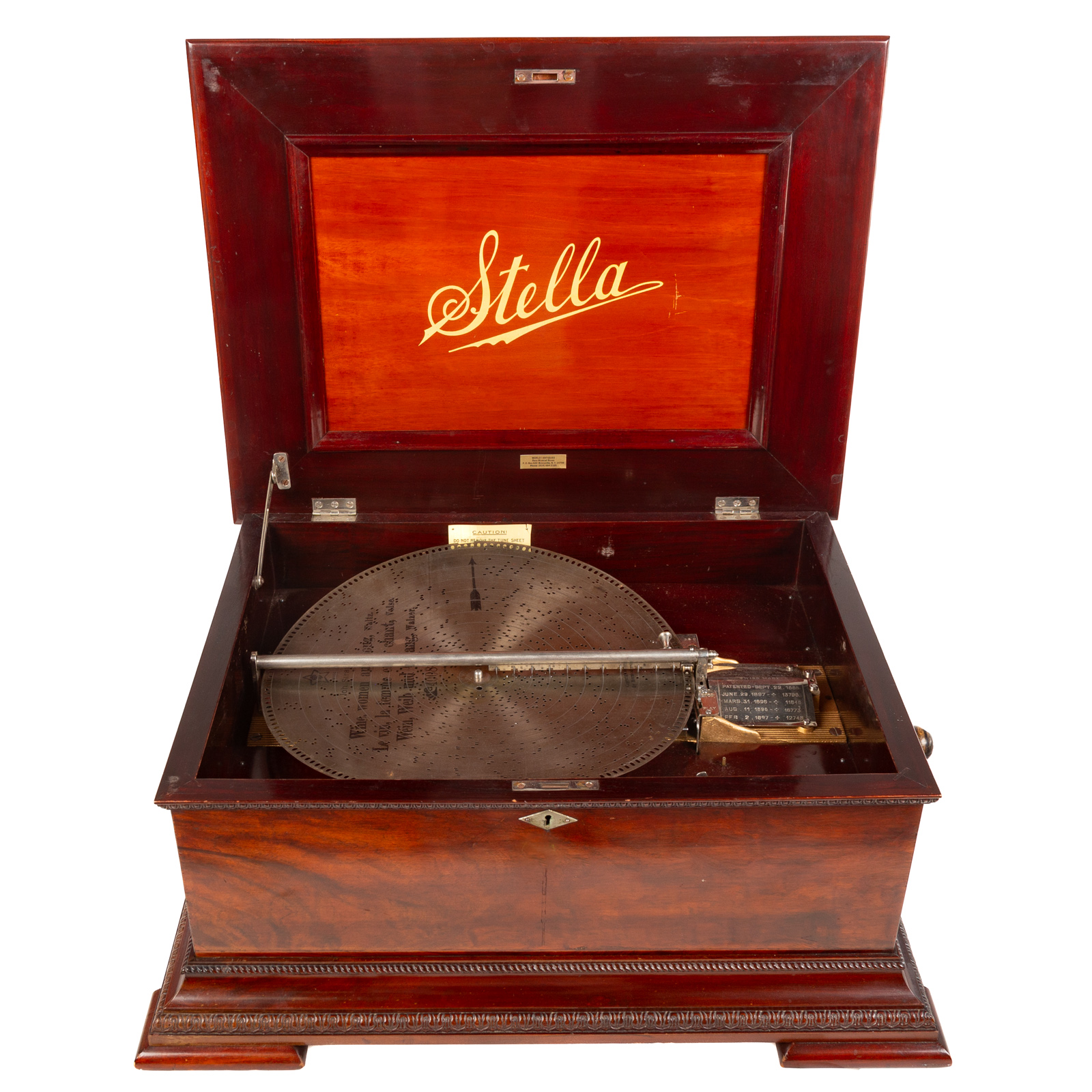 SWISS MADE STELLA MAHOGANY DISC MUSIC