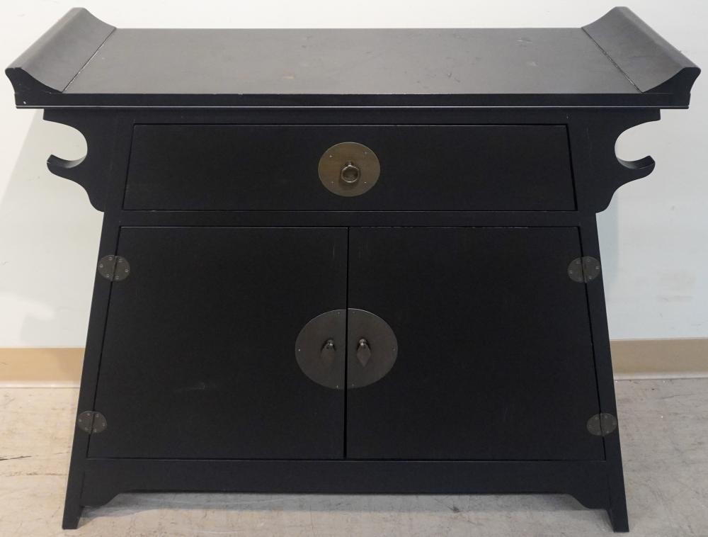 CONTEMPORARY MING STYLE BLACK PAINTED 2e8a47