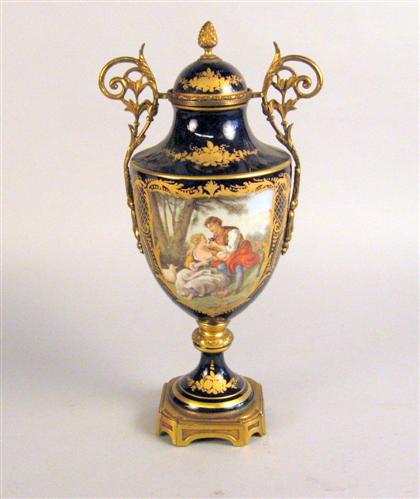 Sevres style gilt metal mounted 4a778