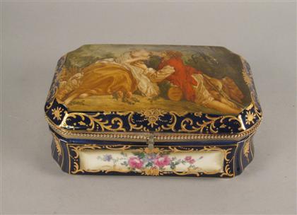 R. S. Prussian porcelain jewel casket