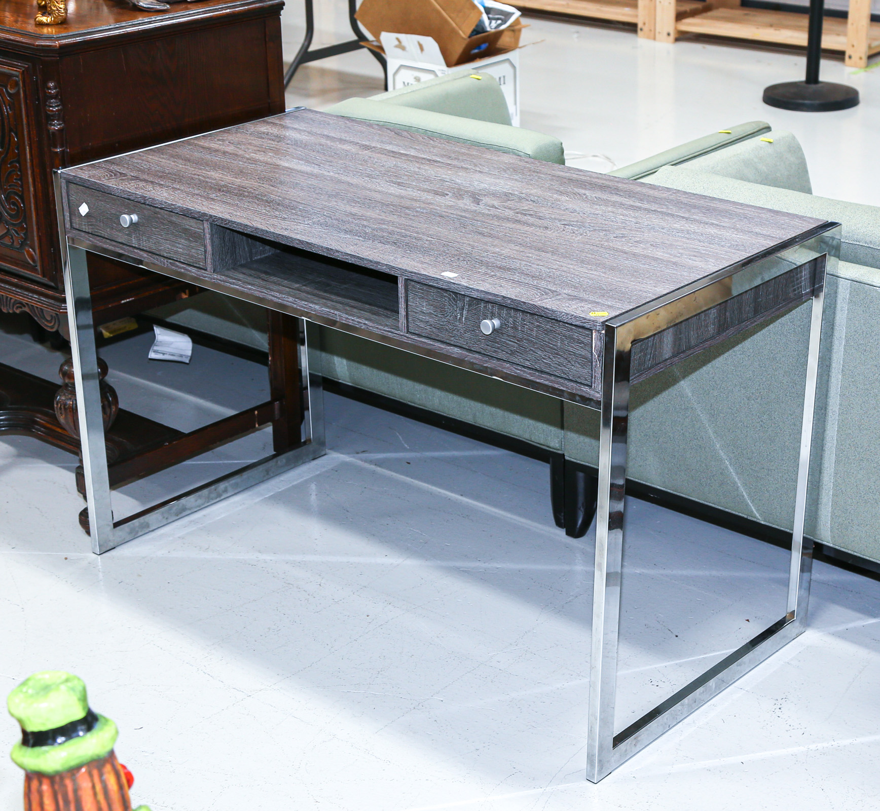 CONTEMPORARY METAL WOOD DESK 2e8b79