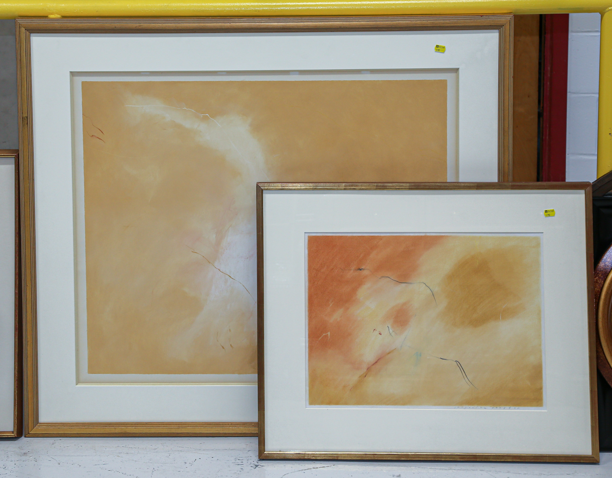 TWO JACQUELINE SHAFFER FRAMED ARTWORKS