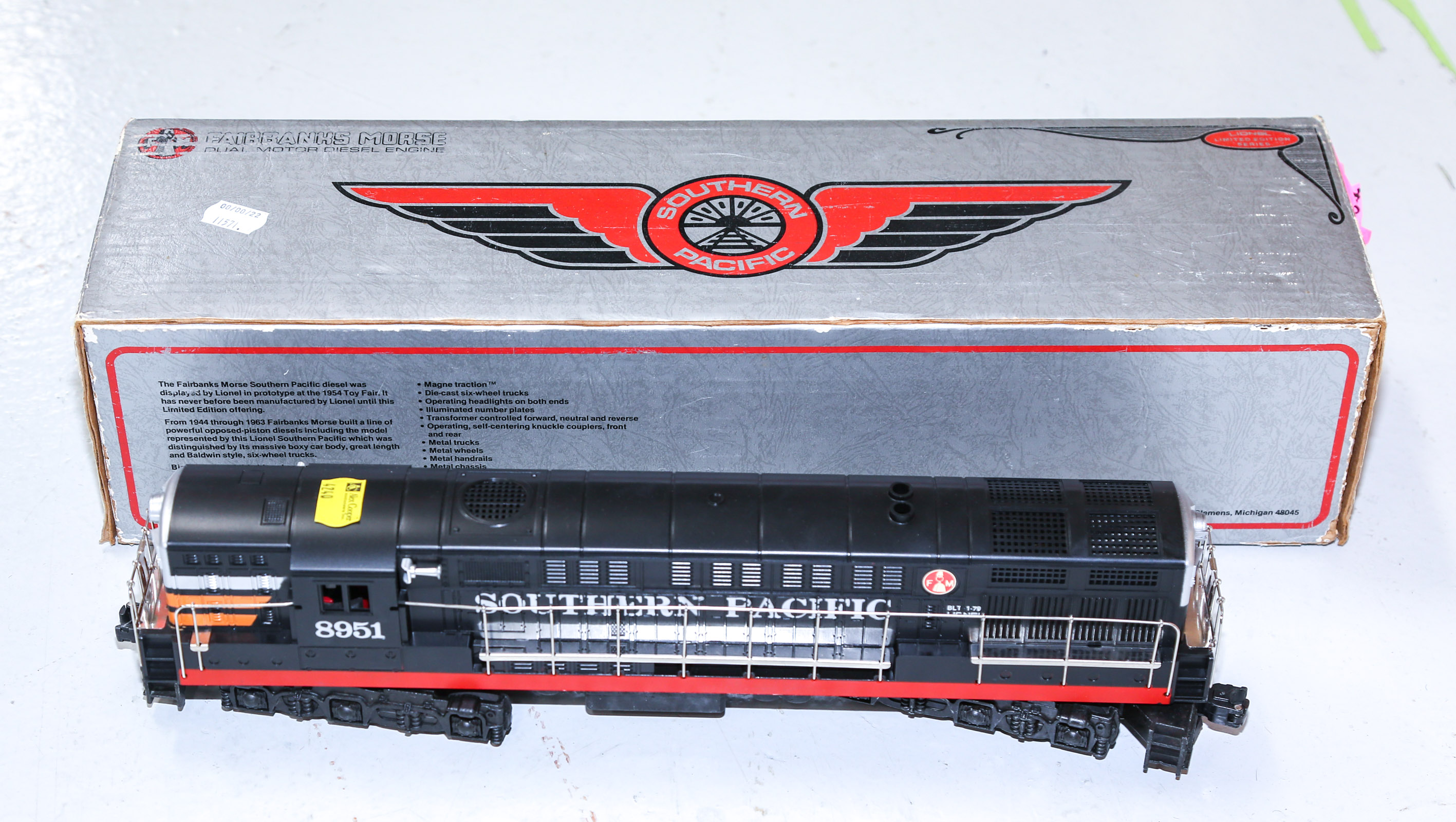 LIONEL FAIRBANKS MORSE DIESEL LOCOMOTIVE